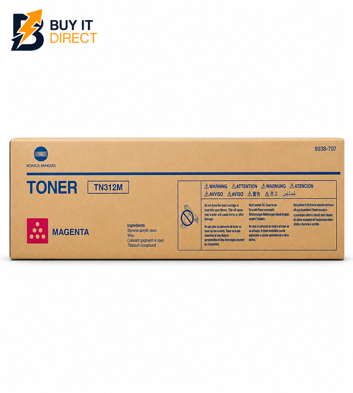 Konica Minolta Tn-312Y أصفر خرطوشة تونر