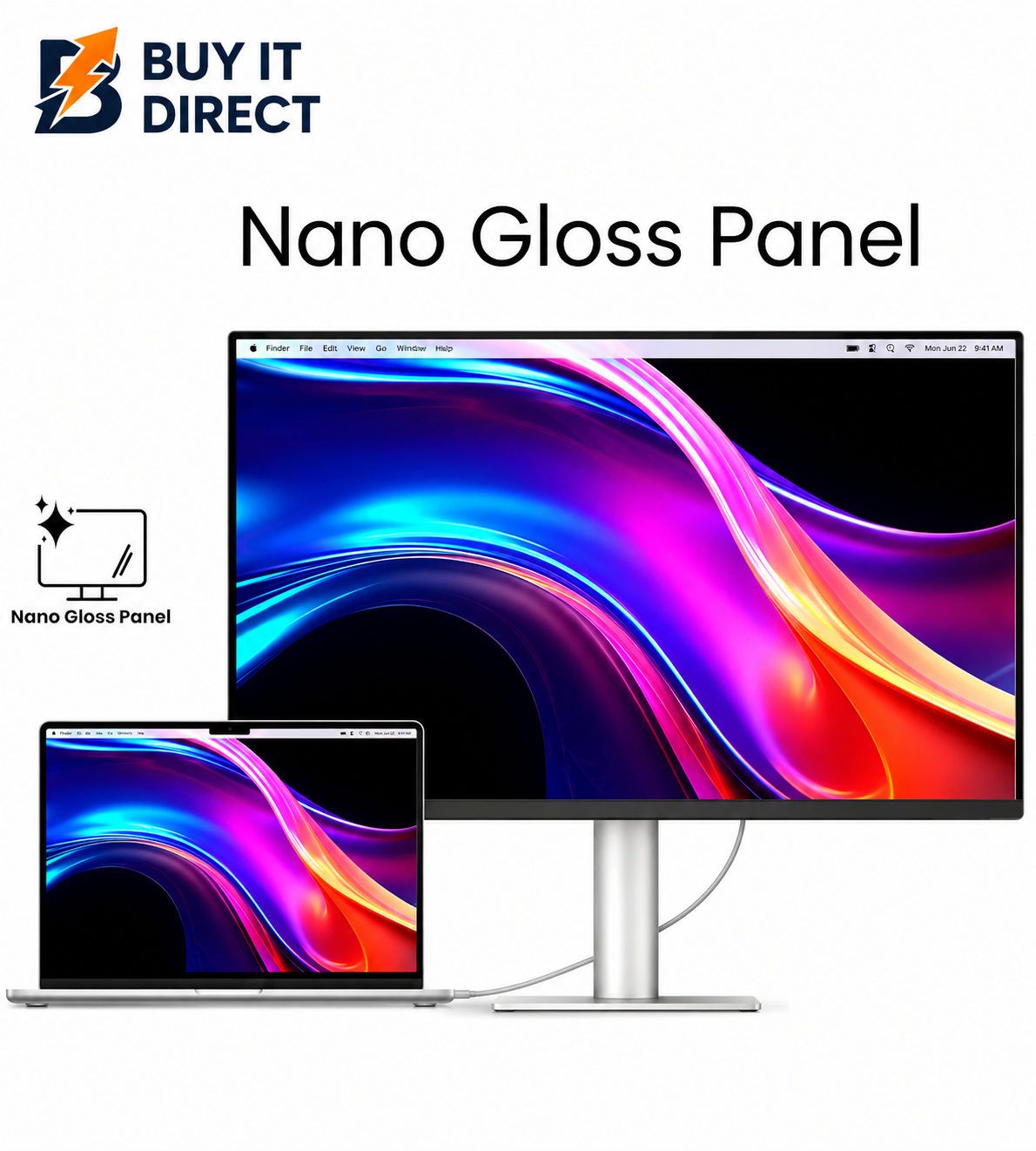 BenQ 27″ MA270UP 4K Glossy Monitor For MacBook Pro And MacBook Air With USB-C 90W Speakers