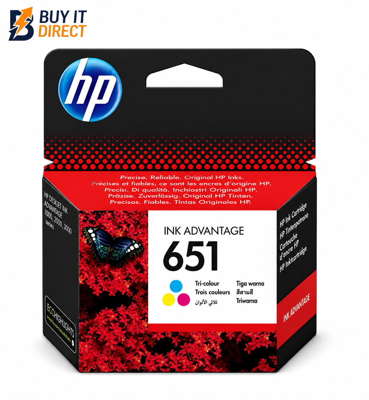 HP 651 Tricolor Ink Cartridge