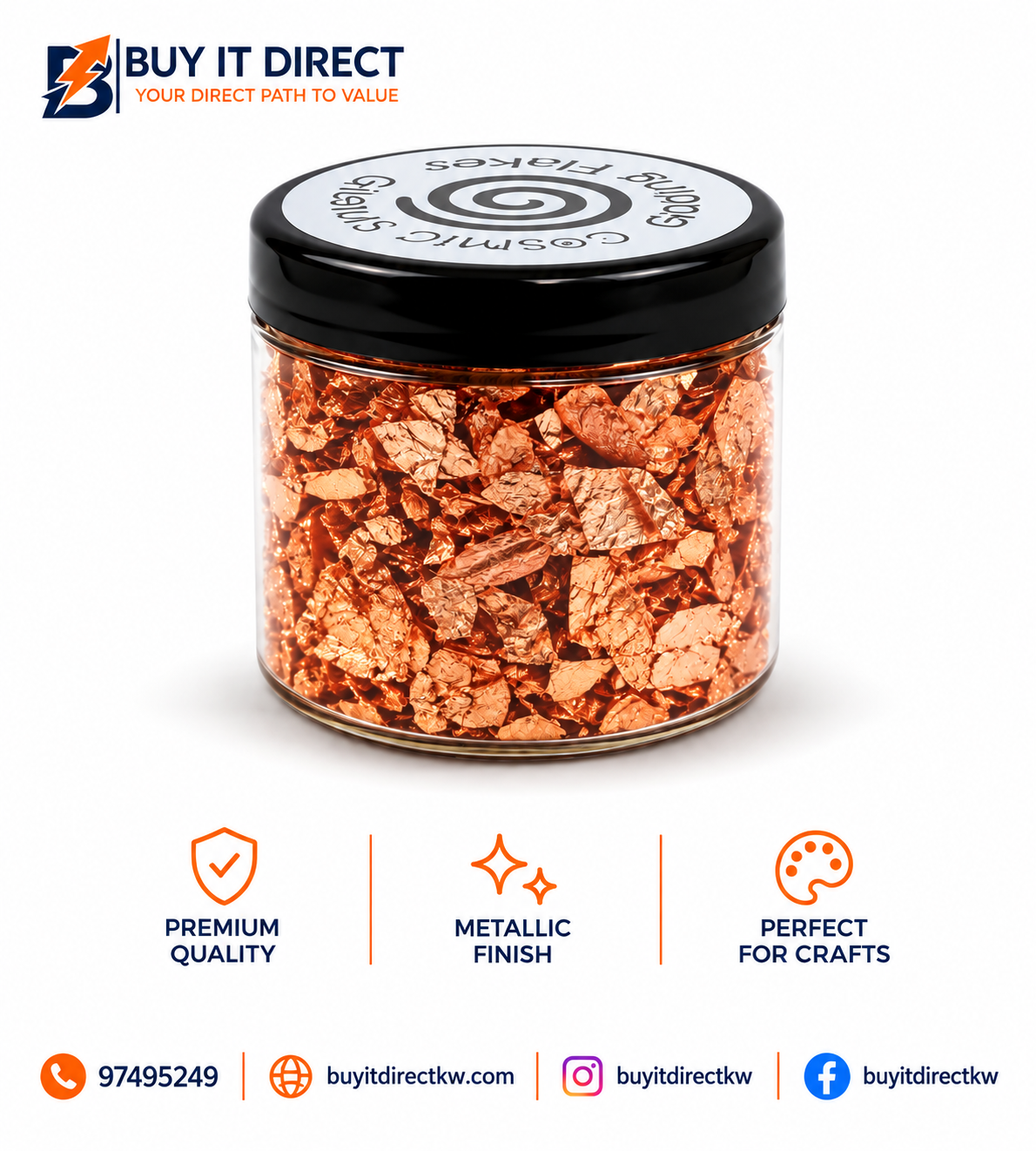 Copper Kettle Gilding Flakes 200 ml