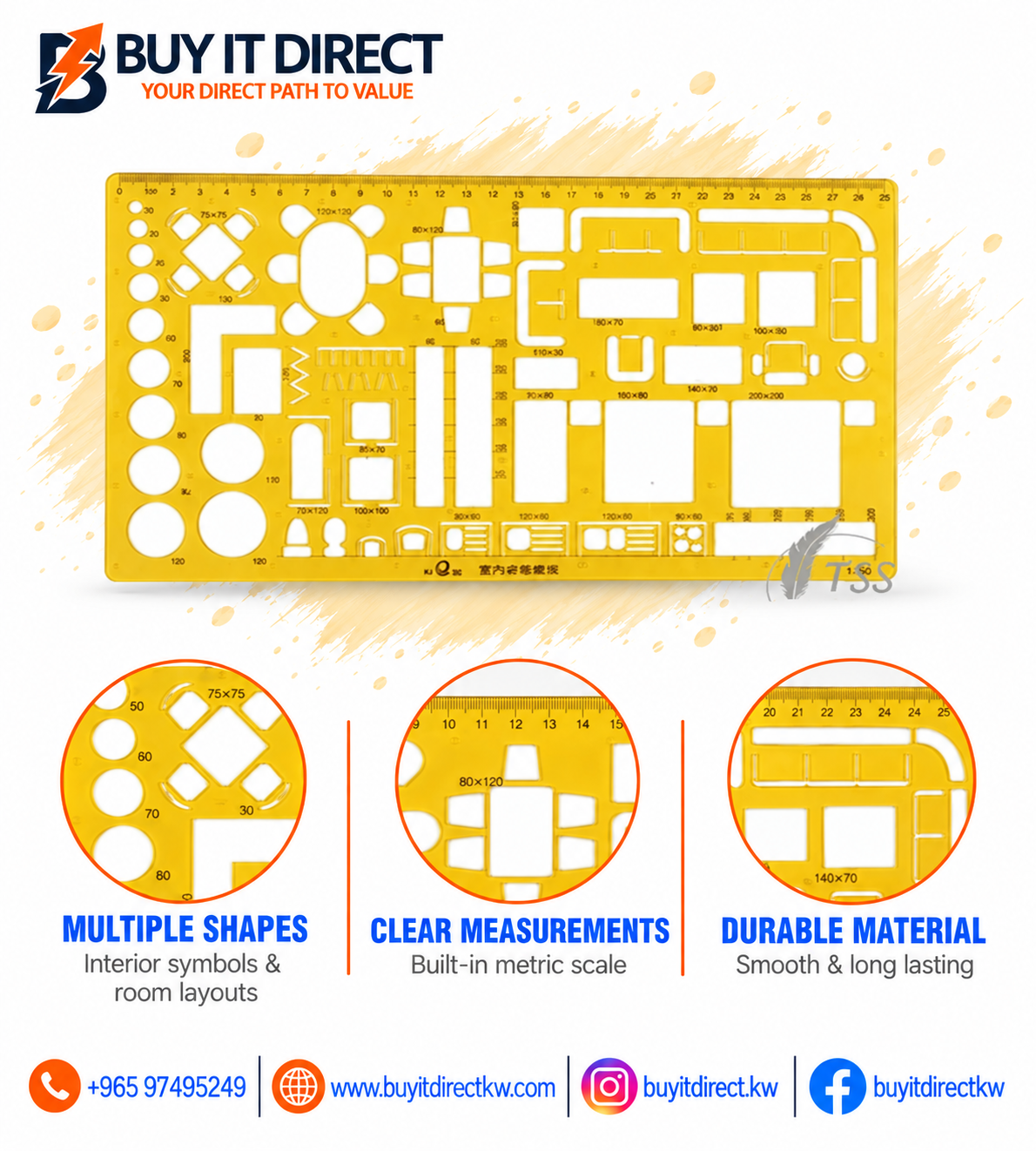 Interior Finish Drawing Template KJ-016