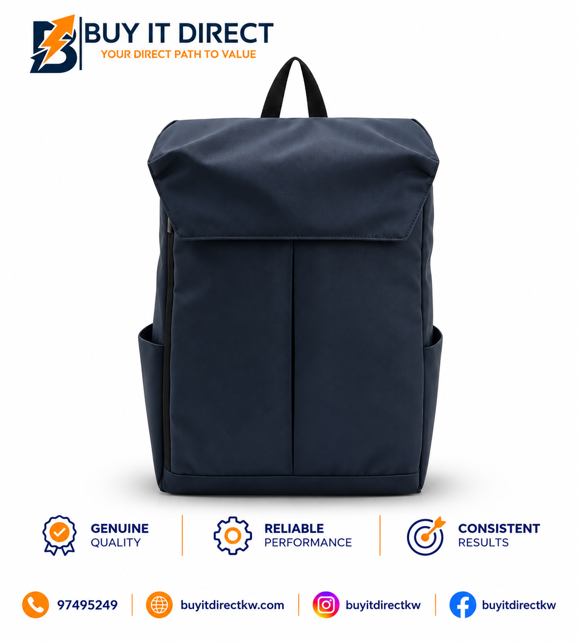 CLASSIC BAG Fully Padded Waterproof Backpack with Magnetic Snap Closure
