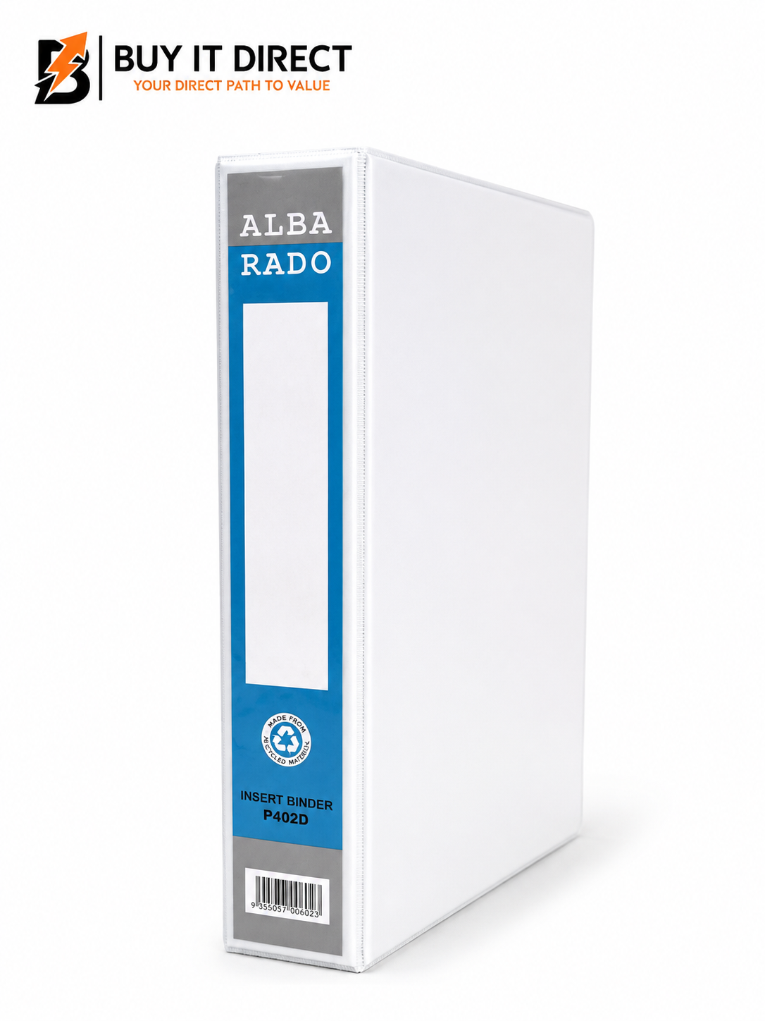 Alba Rado 16 mm PVC 3D White Ring File