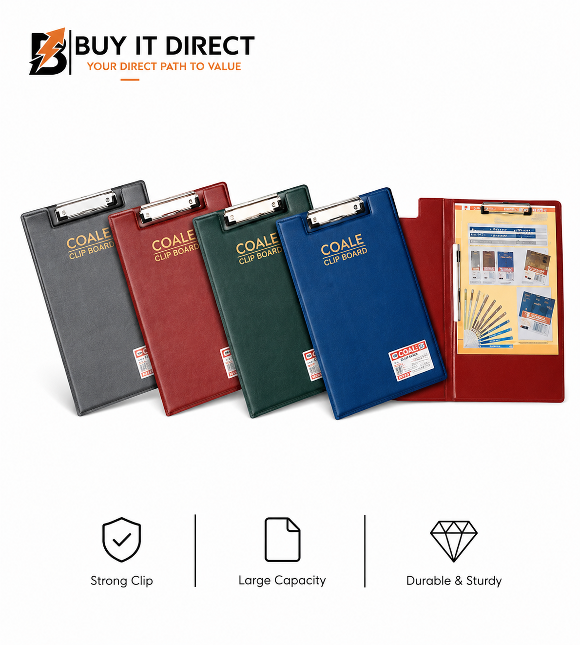 Horse PVC Clip Board FC H035