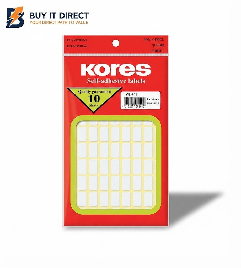 KORES SELF ADHESIVE LABELS WL 801
