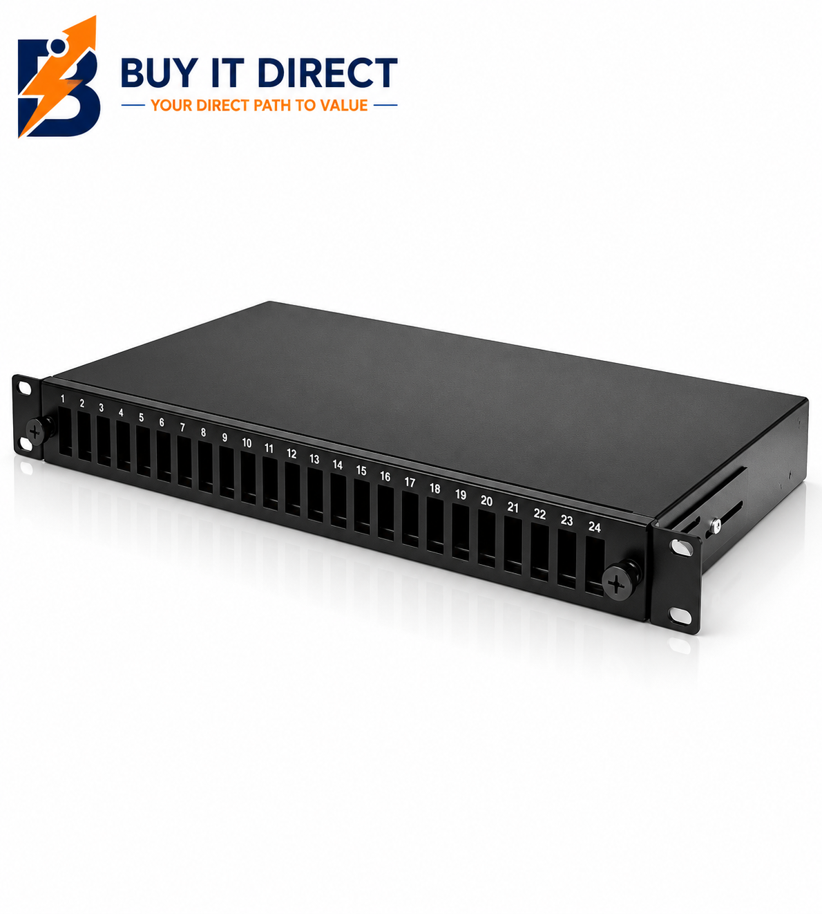 Fiber Patch Panel Rackmount Sc 24 Port Kuwes