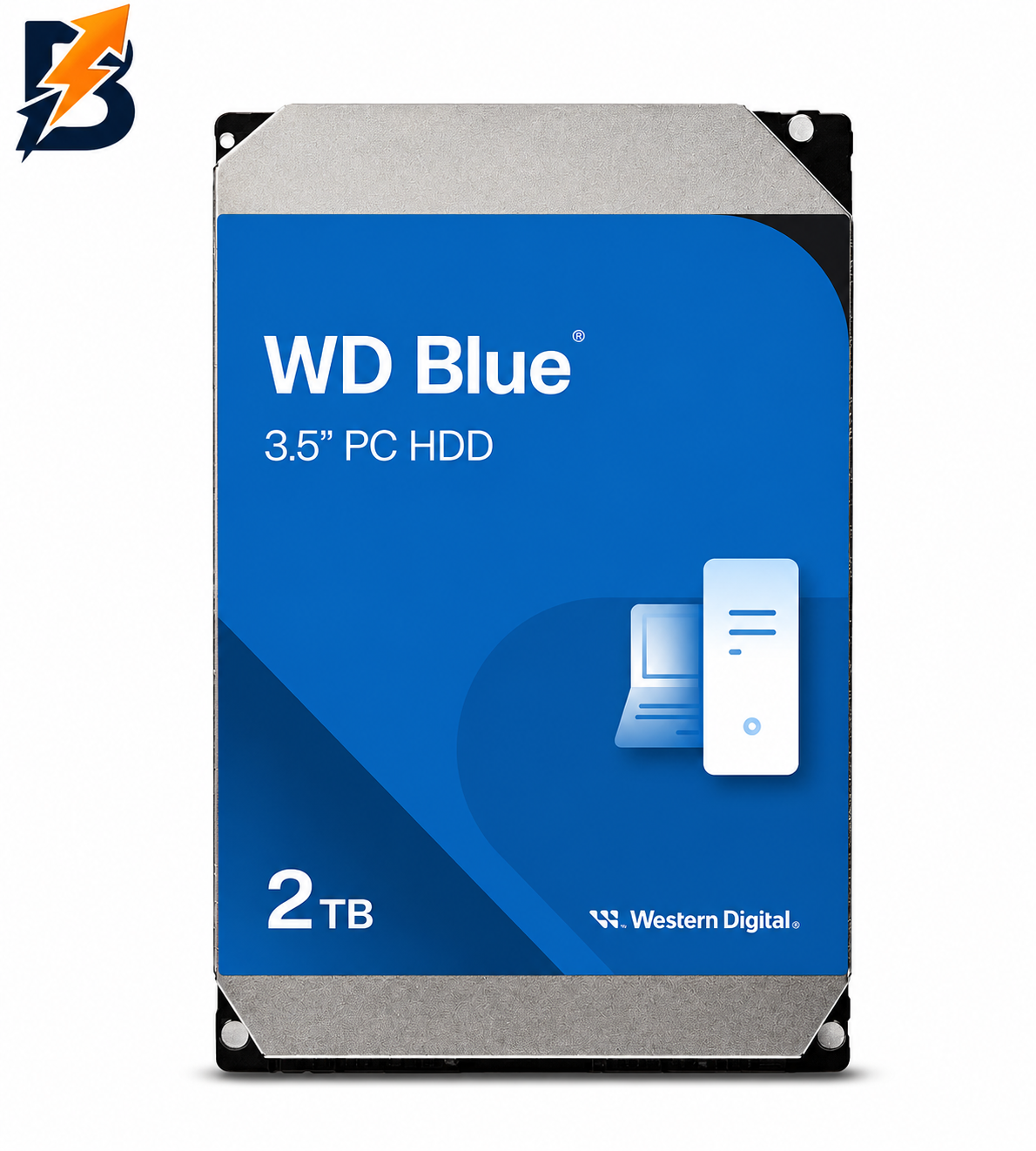 قرص صلب مكتبي WD Blue بسعة 2 تيرابايت WD20EZBX
