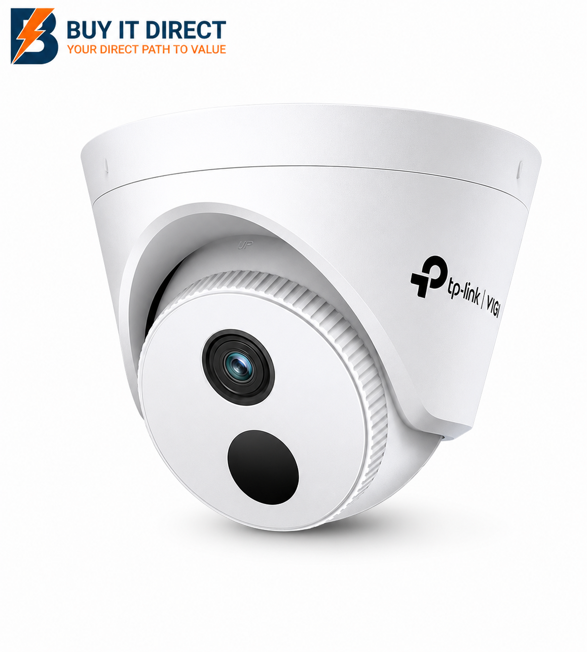 كاميرا مراقبة أمنية شبكية TP-Link VIGI بدقة 3 ميجابكسل وتصميم Turret - طراز VIGI C400HP