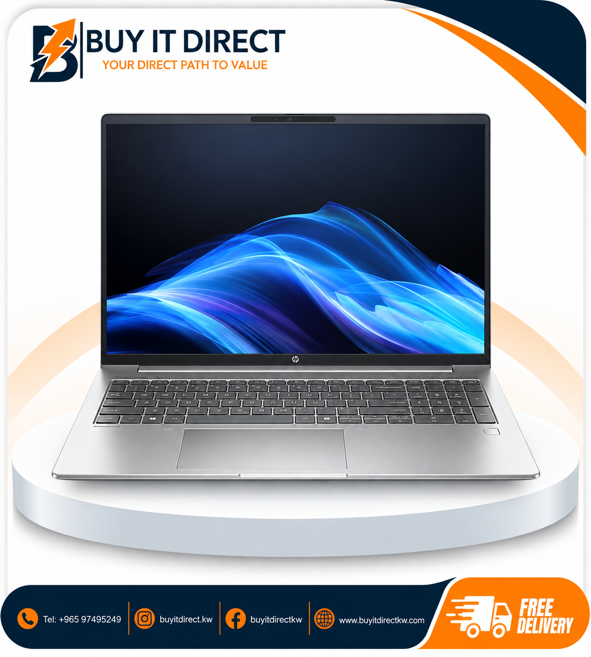 لابتوب HP ProBook 4 G1i AI - Ultra 7-255U / ذاكرة 16GB / SSD 512GB / شاشة 16 بوصة / DOS / ضمان سنة