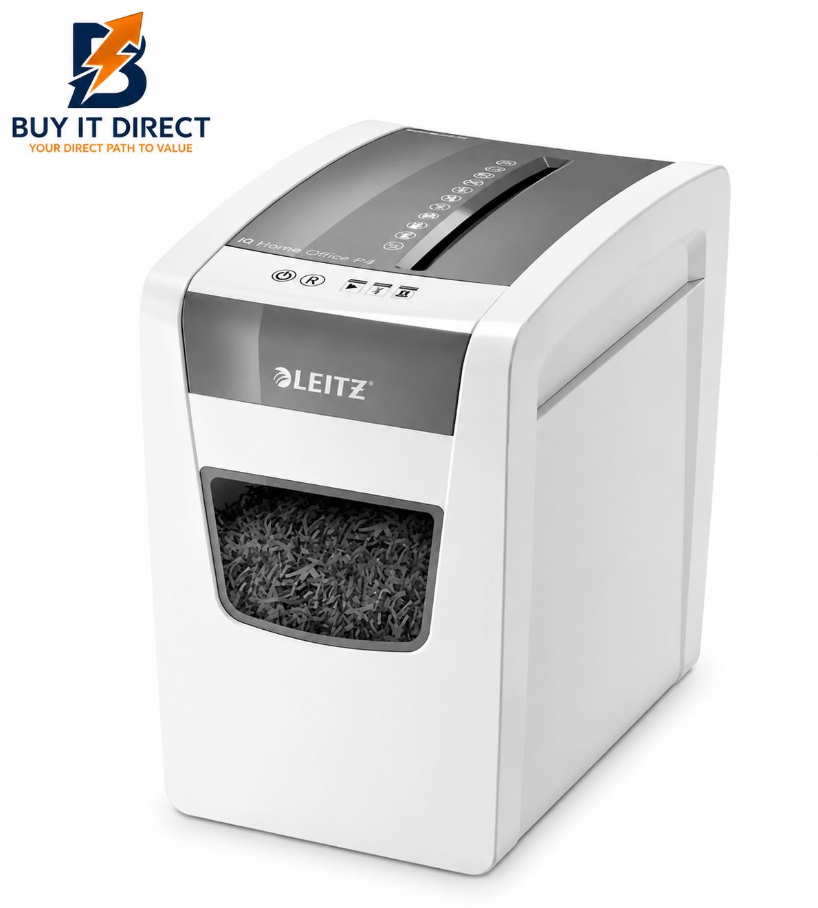 Leitz IQ Slim Home Office Paper Shredder P4
