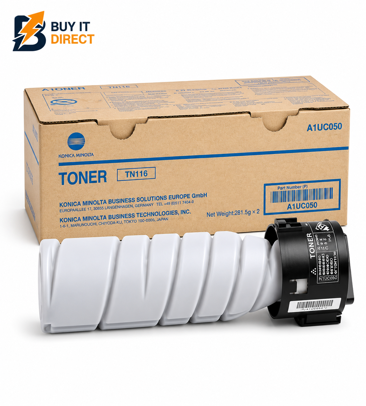 Konica Minolta Tn-116 أسود خرطوشة تونر