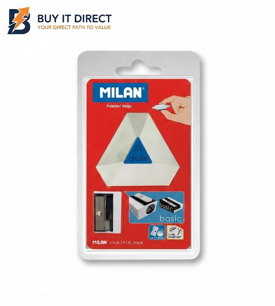 MILAN Blister 1 Sharpener 1 Eraser