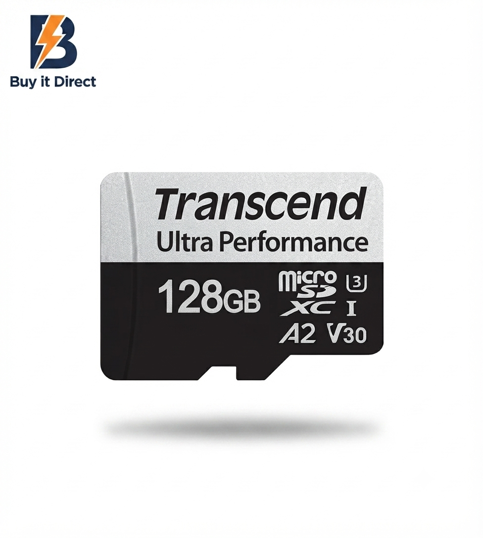 Transcend 128GB 340S UHS-I Ultra Performance MicroSD Memory Card