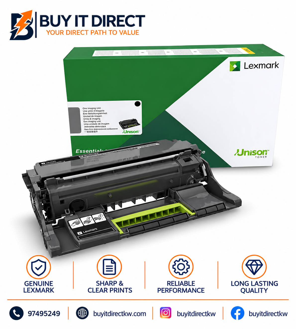 وحدة تصوير سوداء لبرنامج الإرجاع Lexmark 56F0Z00