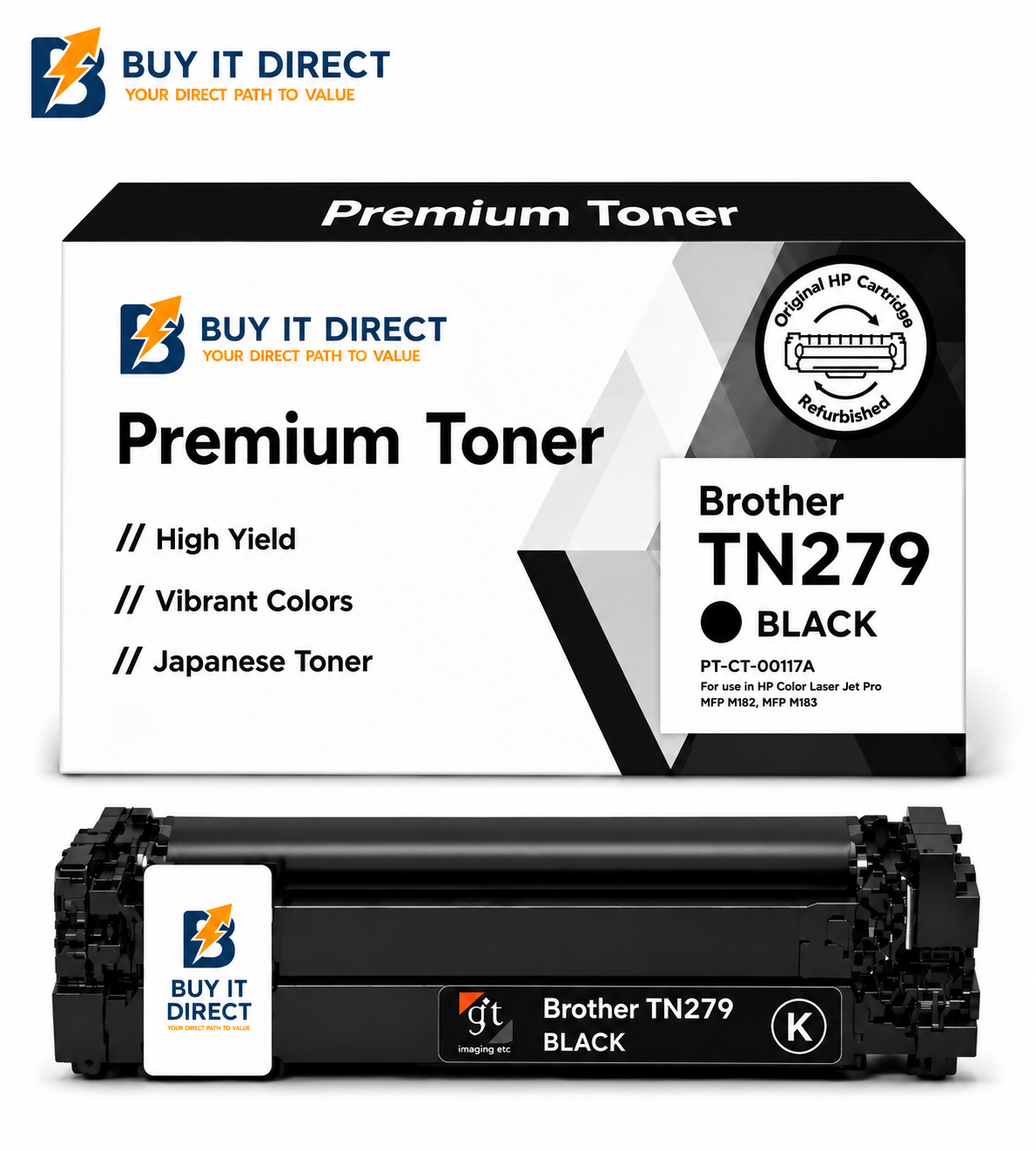 Premium Brother TN279BK Black Toner Cartridge