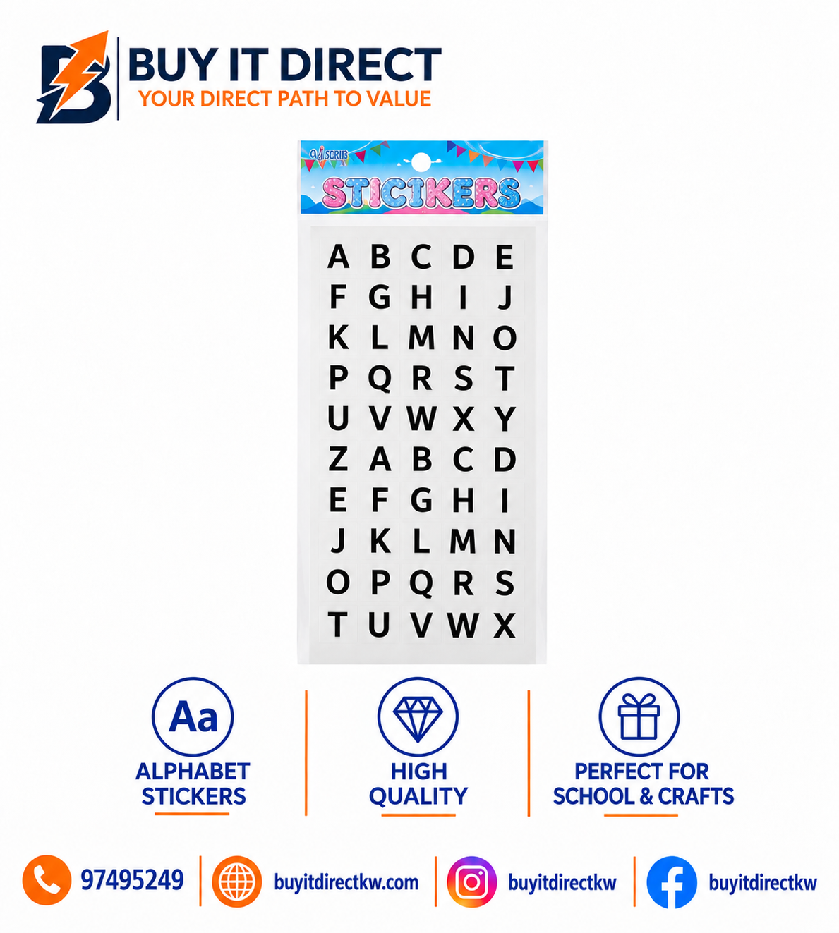 10 Sticker Alphabet
