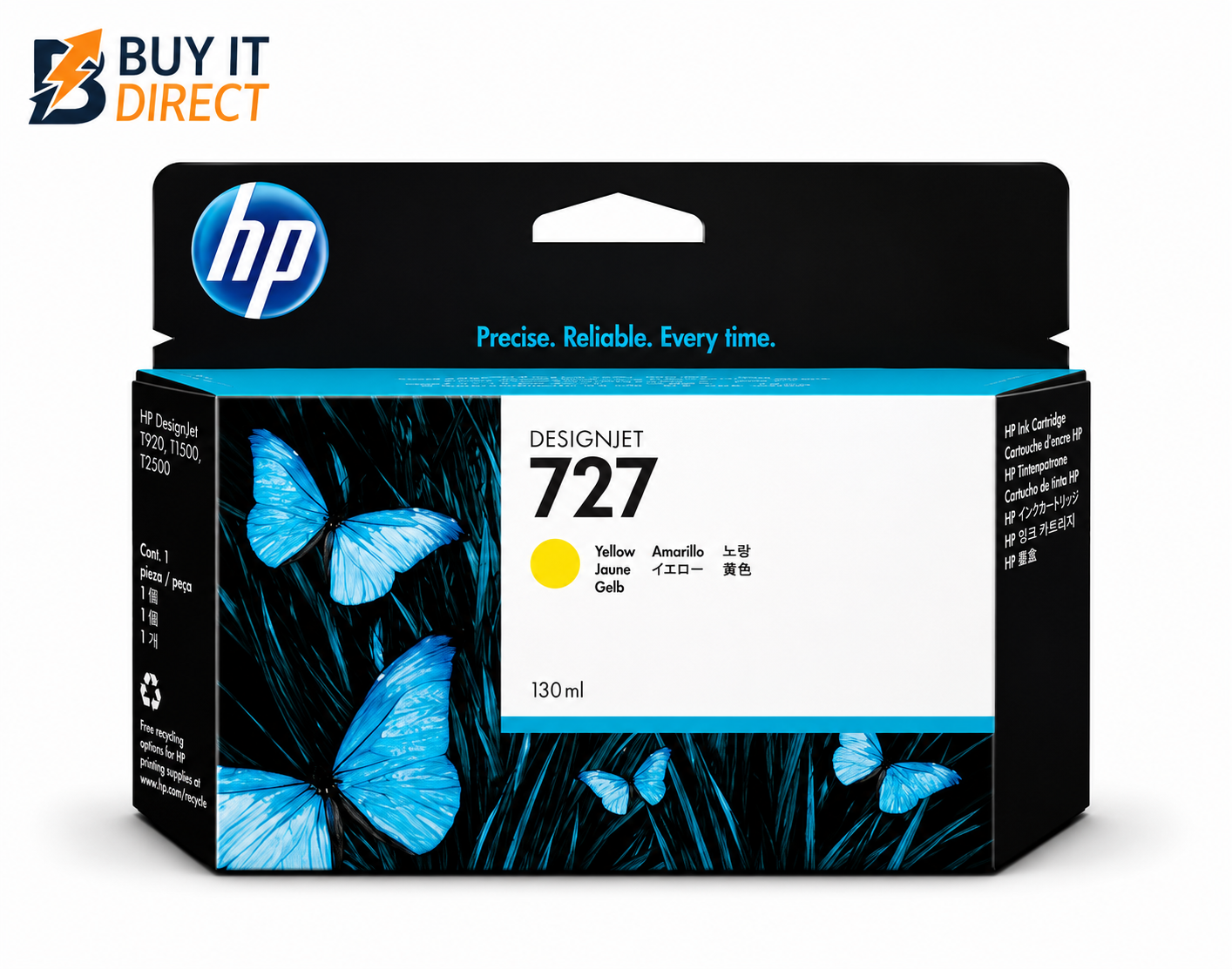 HP 727 Yellow DesignJet Ink Cartridge