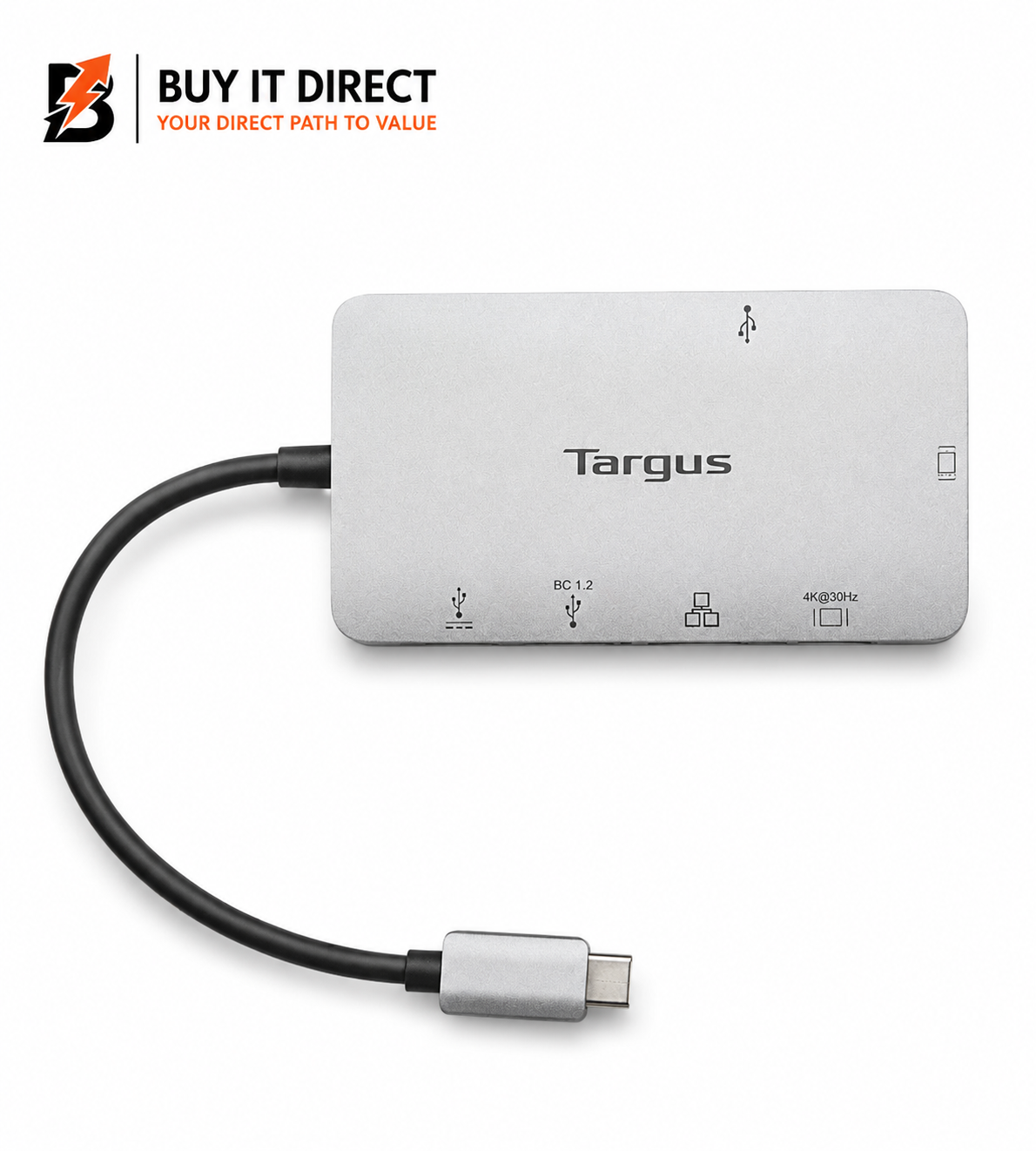 Targus USB C Docking Station HDMI VGA USB A USB C LAN 100W Grey