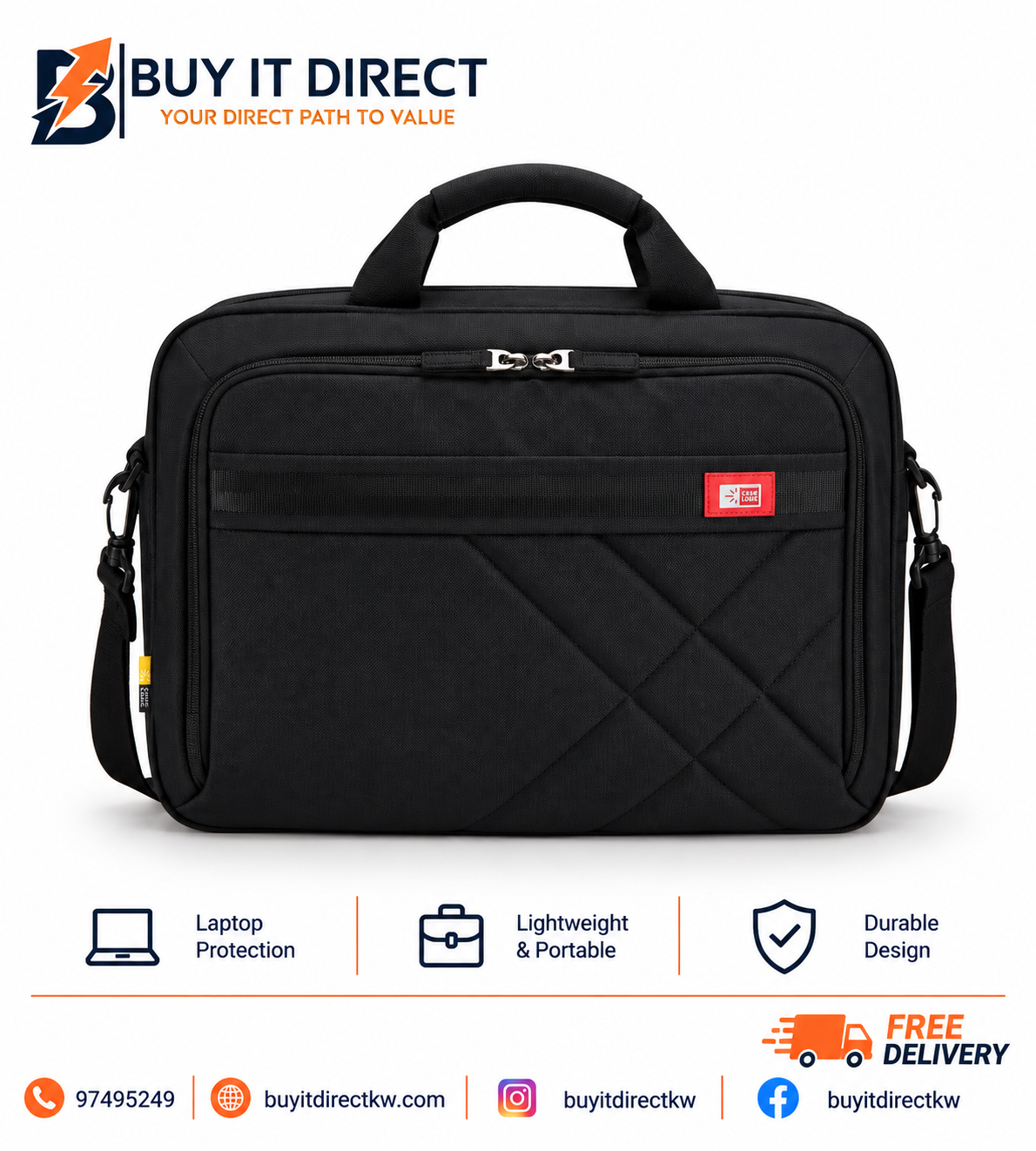 حقيبة لابتوب Case Logic VNCI 215 مقاس 15.6 بوصة