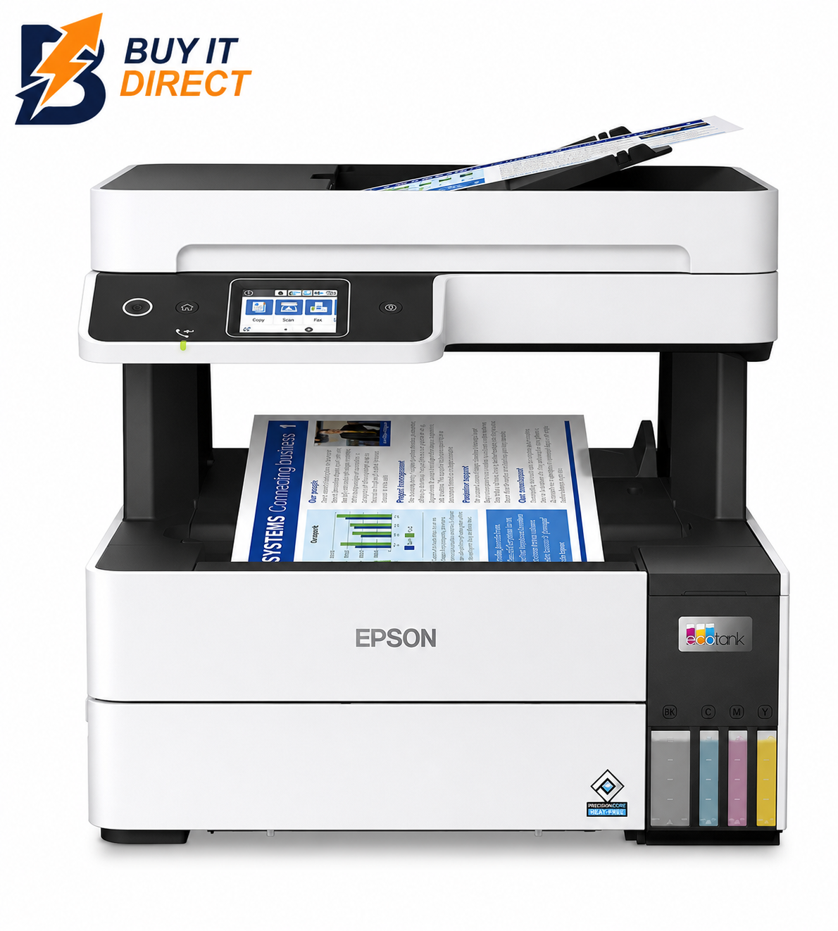 Epson L6490 EcoTank All-in-One Printer - 17ppm / 4800dpi / A4 / Black - SO