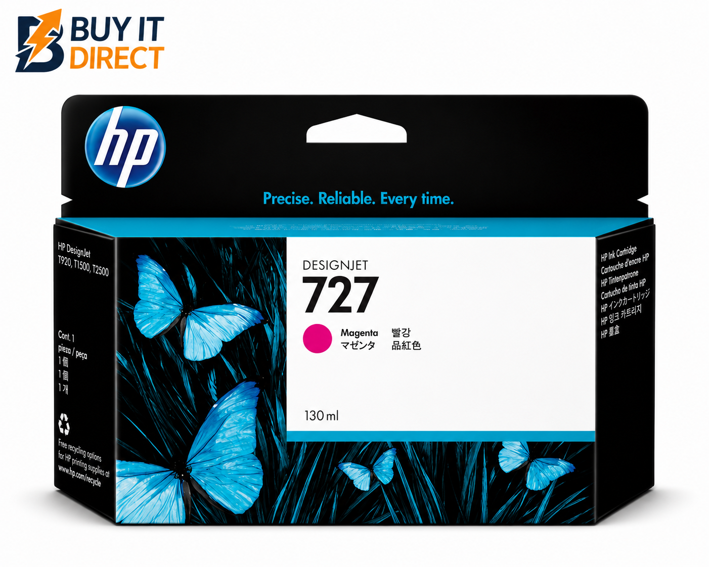 HP 727 Magenta DesignJet Ink Cartridge 