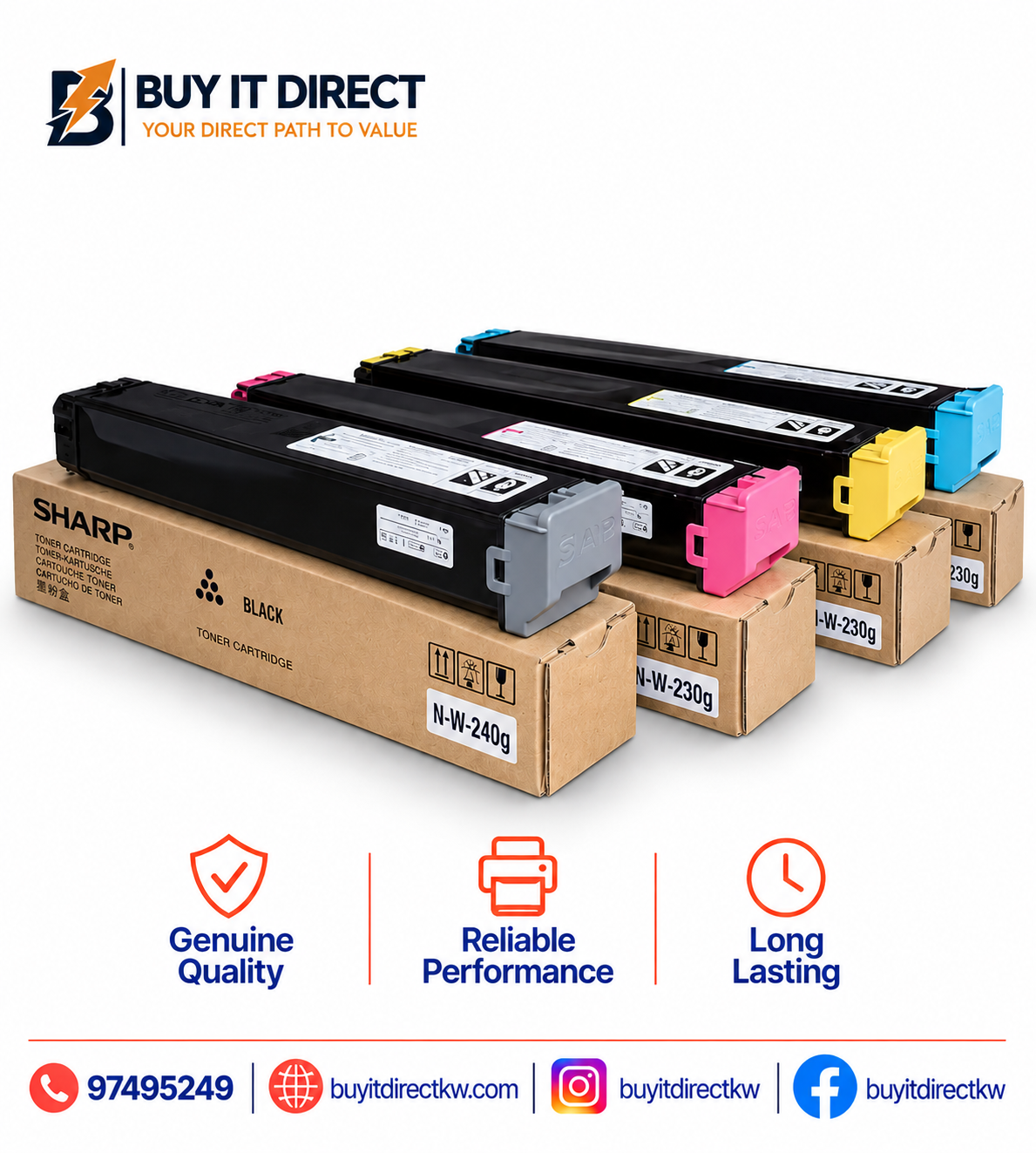 Sharp MX-23FT-CA Cyan Original Toner Cartridge