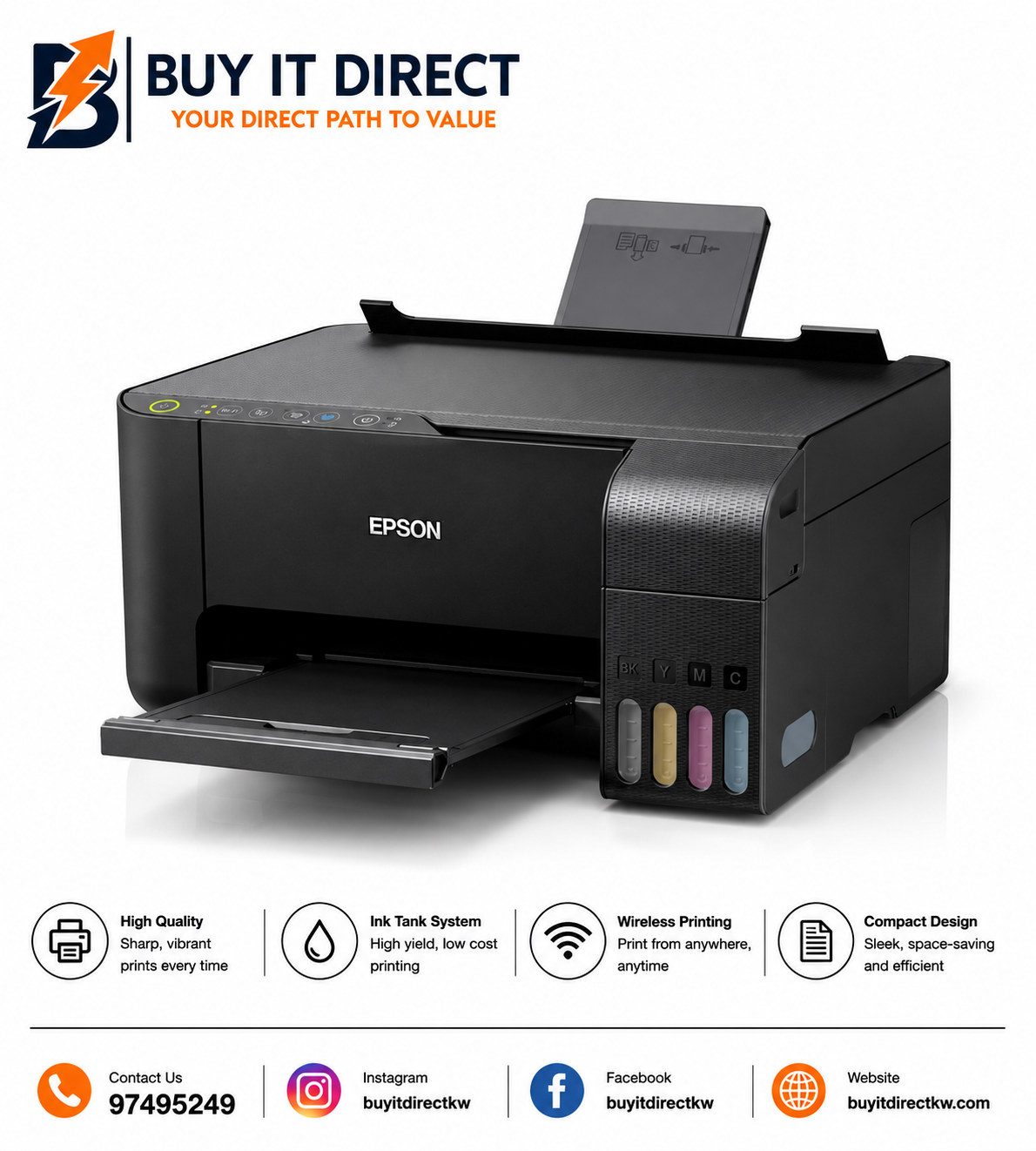 Epson L3251 EcoTank All-in-One Ink Tank Printer