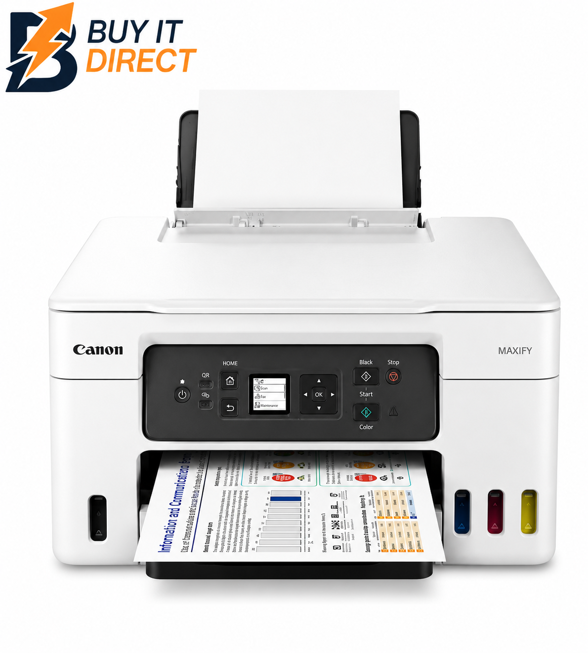 Canon MAXIFY GX3040 MegaTank 3-in-1 Business Ink Tank Printer – Wi-Fi/ Duplex Printing/ Ultra-Low Cost