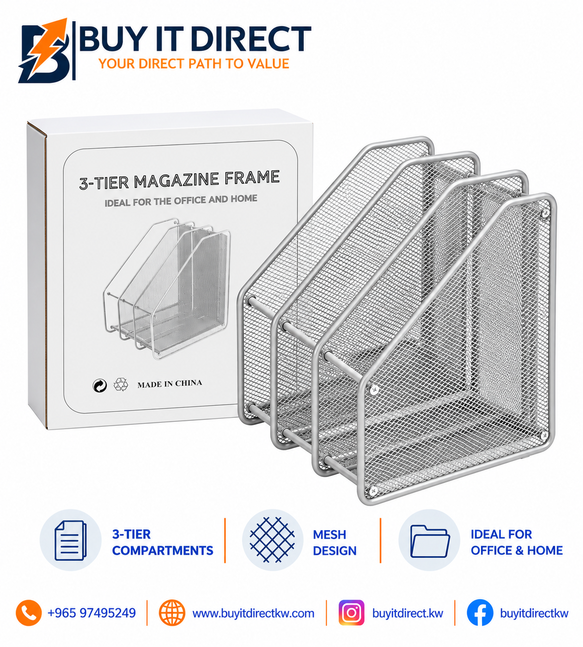 Magazine Case - 3 Tier