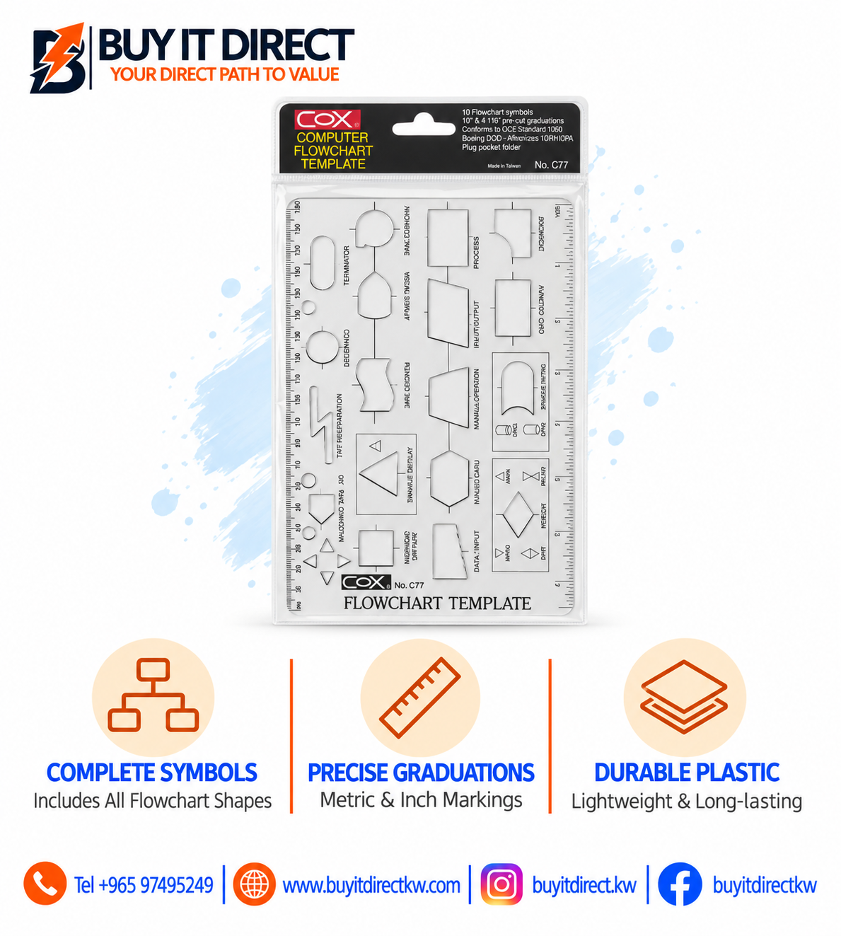Computer Flowchart Drawing Template