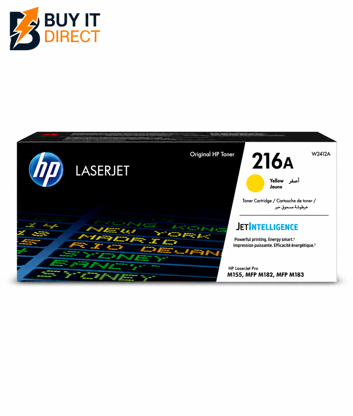 HP 216A Yellow Original LaserJet Toner Cartridge – 850 Pages – W2412A