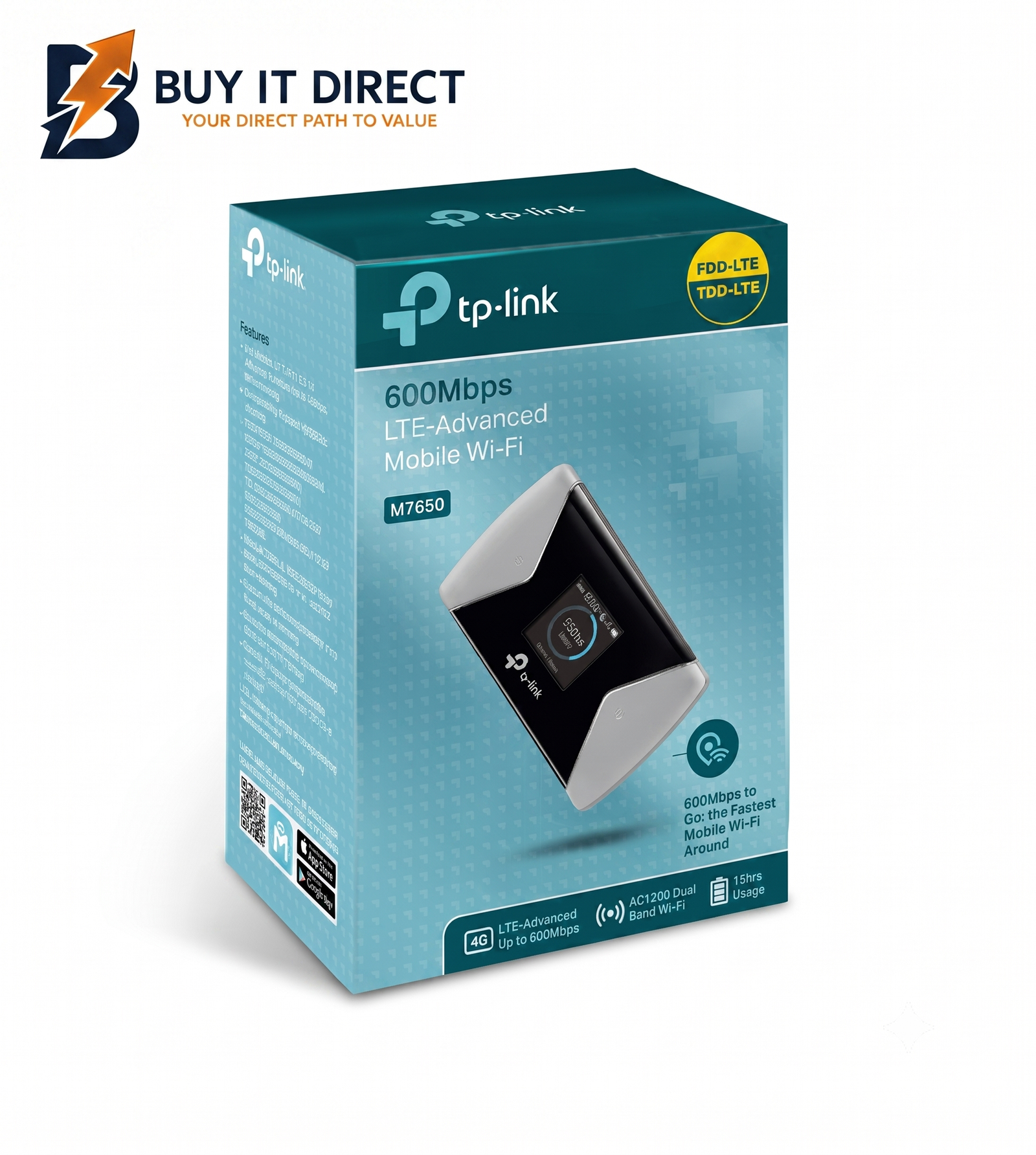 TP-Link M7650 600 Mbps LTE-Advanced Mobile Wi-Fi Router