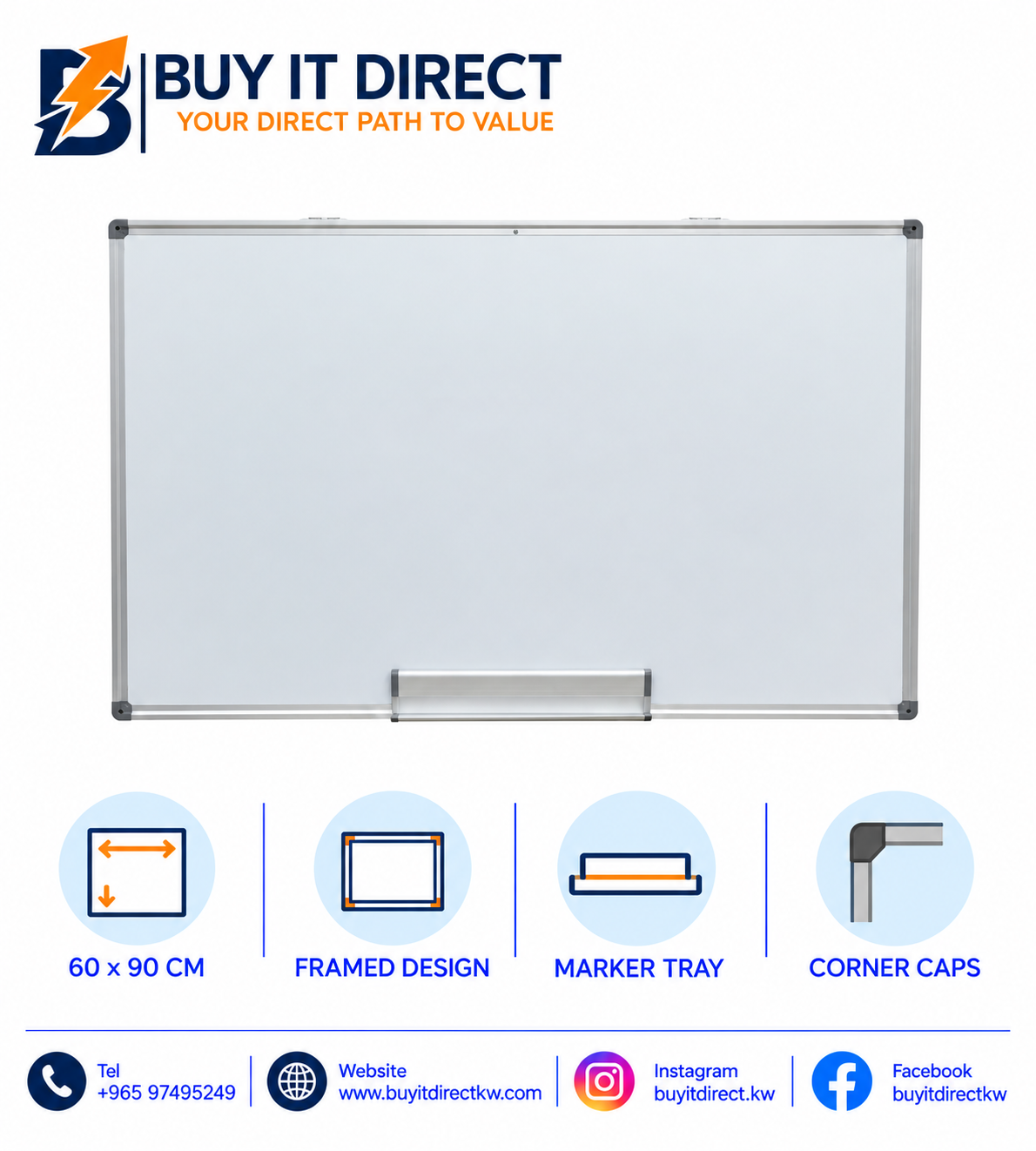Whiteboard Original 60 x 90 cm