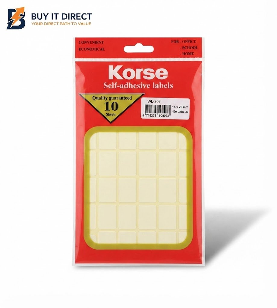 KORES SELF ADHESIVE LABELS WL 803