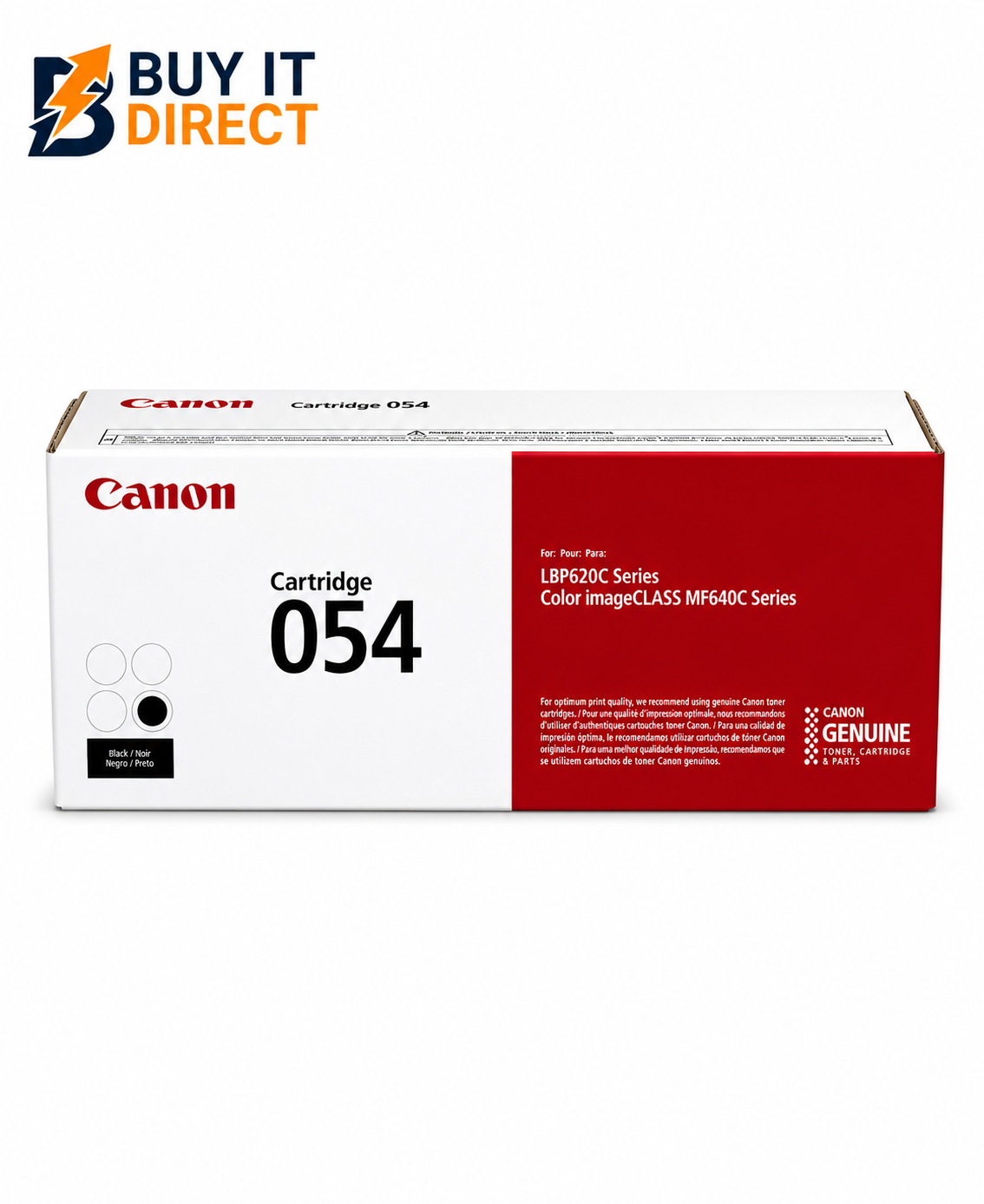 Canon 054 Black Toner Cartridge – 1.5K Pages / Black Color / Toner Cartridge