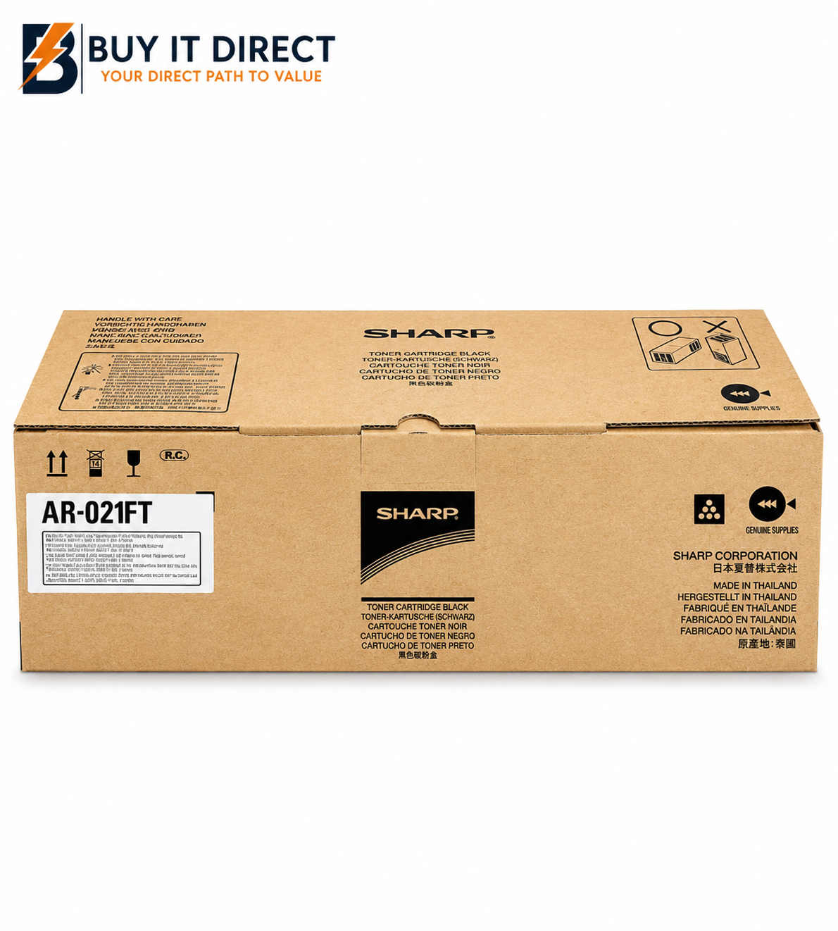 Sharp Toner Cartridge - Ar-021Ft Black