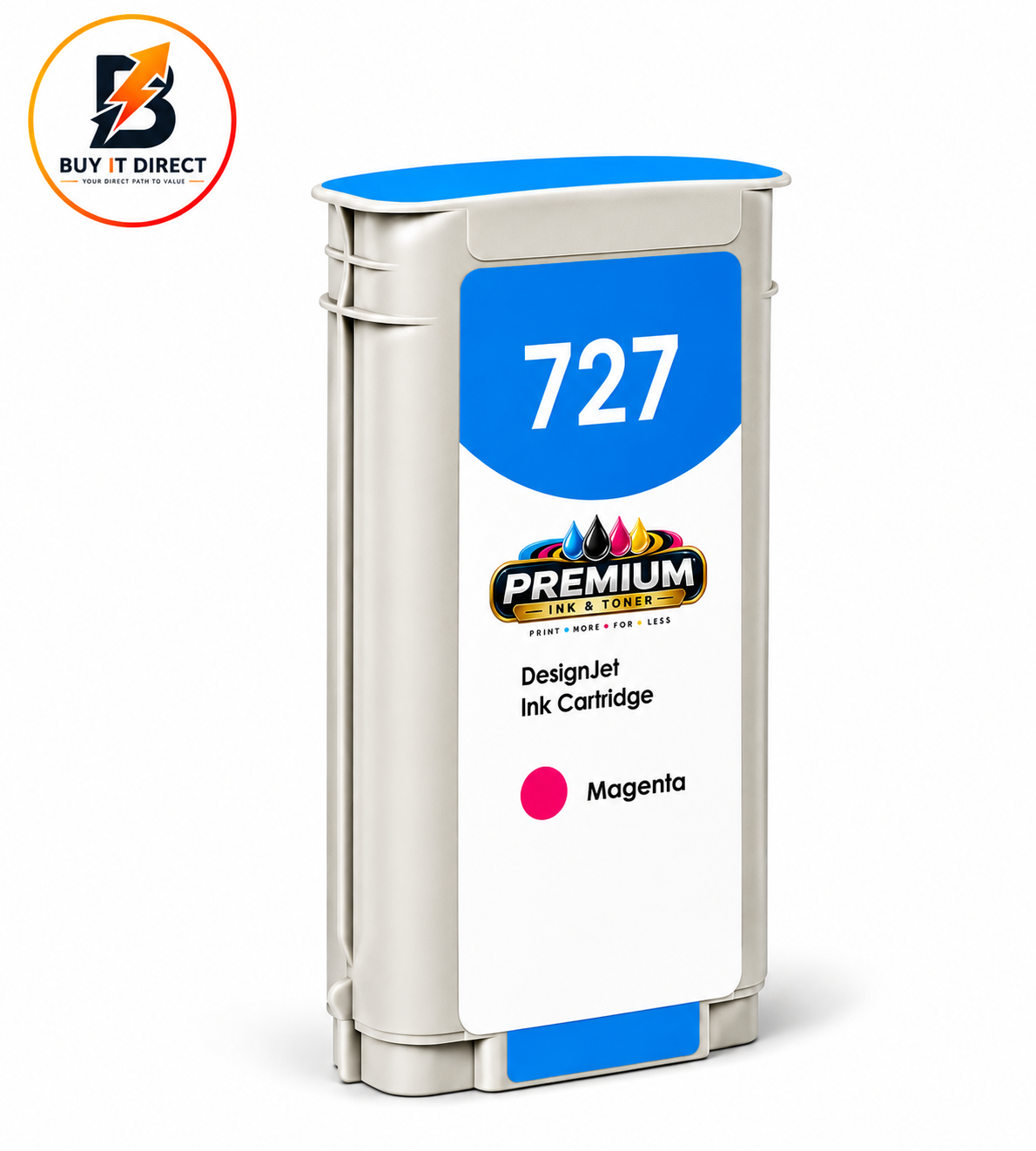 Premium Ink for HP 727 Magenta