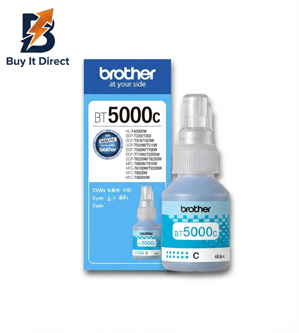 Brother Genuine BT5000C Cyan Ink Bottle