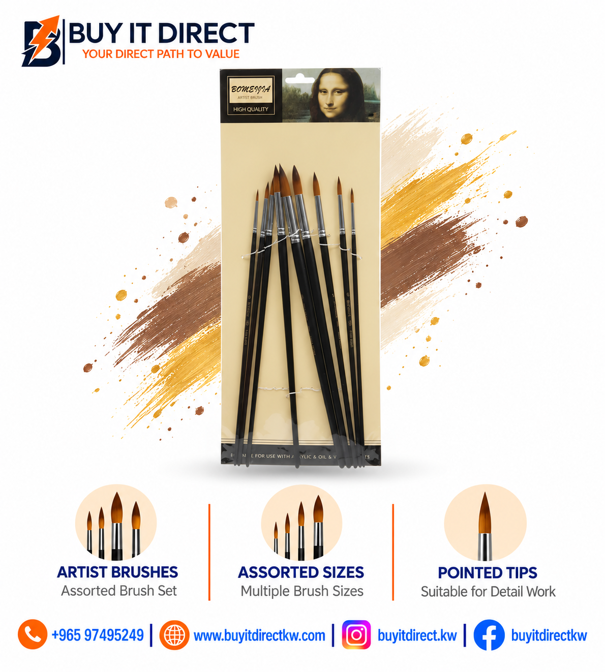 فرشاة رسم فنية BOMEIJIA