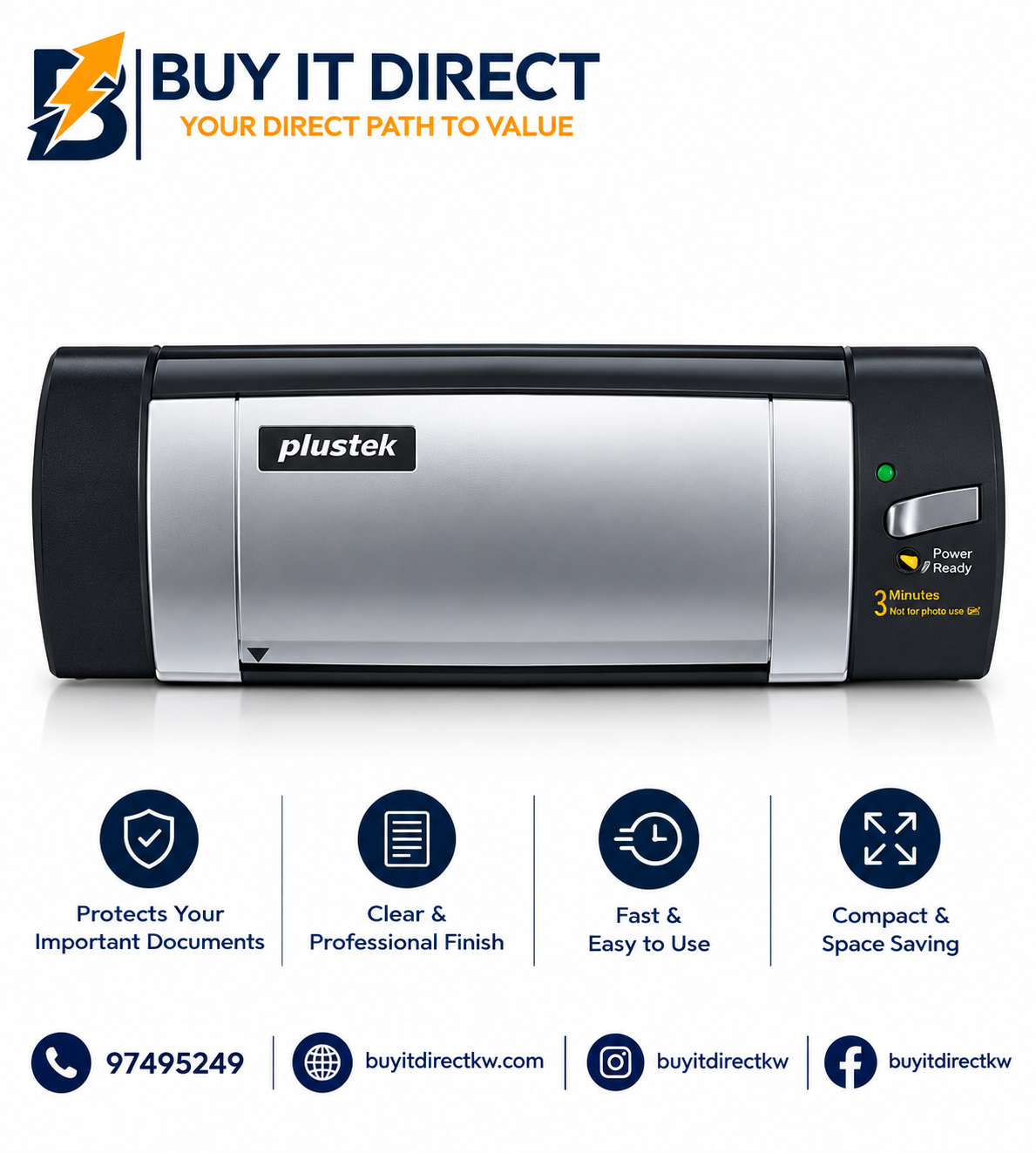 Plustek MobileOffice D600 Plus Portable Duplex Scanner 600dpi A6 USB