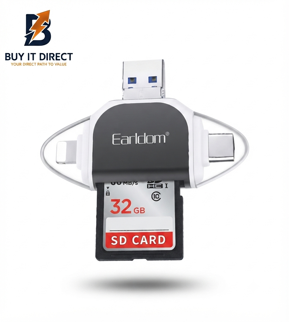 قارئ بطاقات Earldom متعدد الاستخدامات بتقنية OTG طراز ETOT71