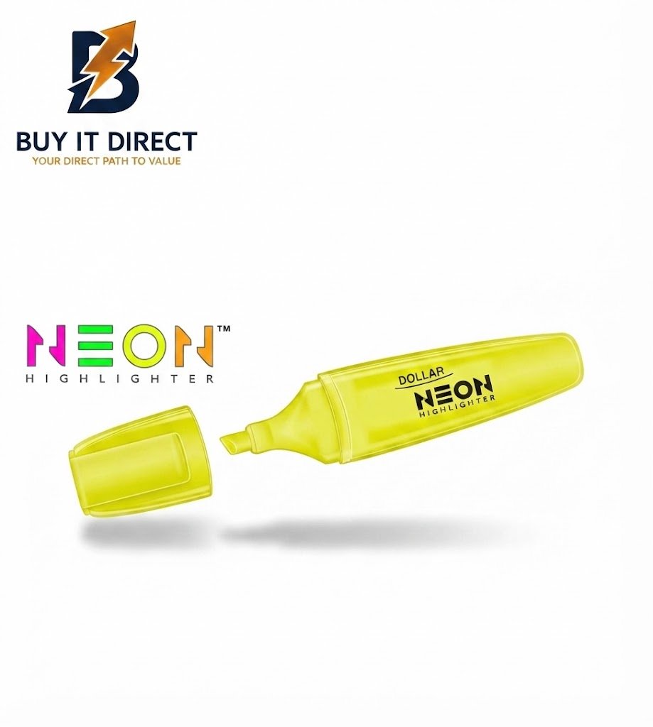 Dollar Neon Highlighter HL 625 Pack Of 10 Single Color