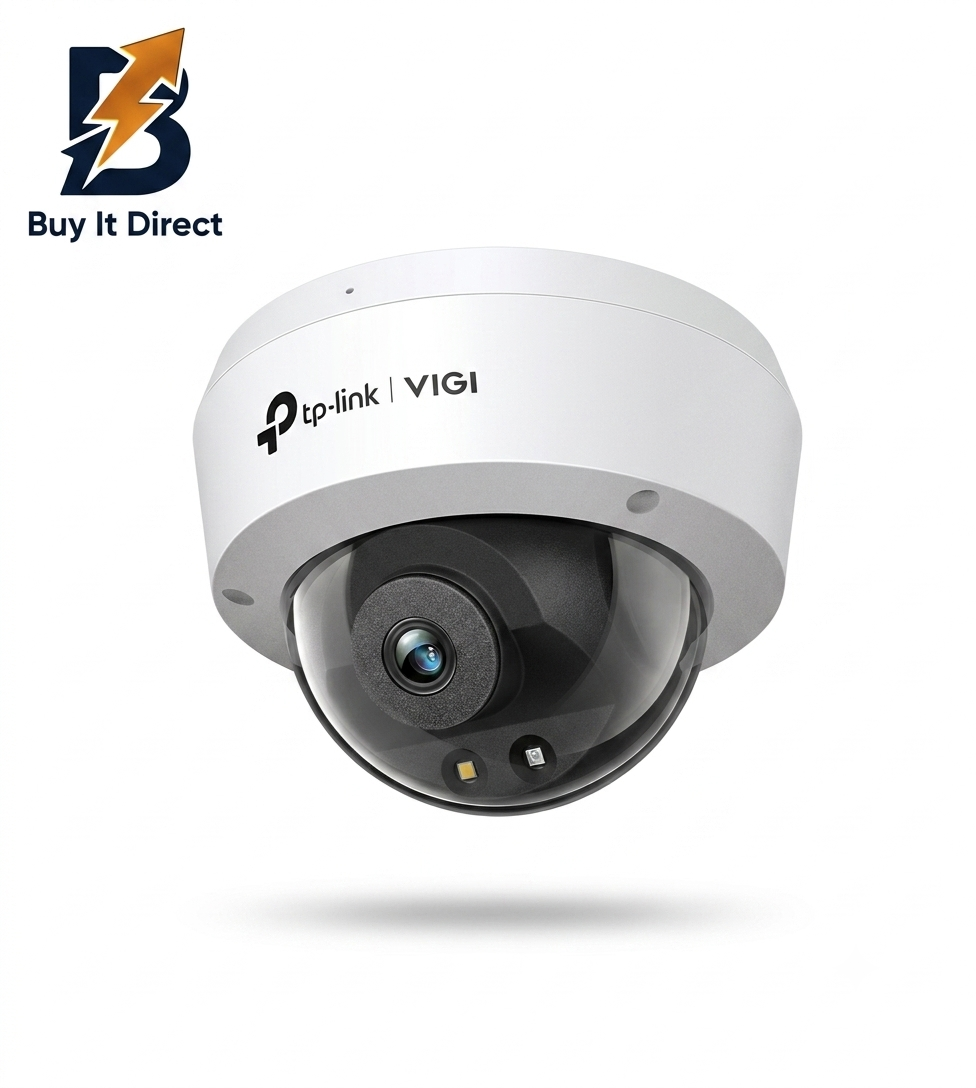 كاميرا شبكة TP-Link VIGI C240 ​​من نوع Dome بدقة 4 ميجابكسل وألوان كاملة