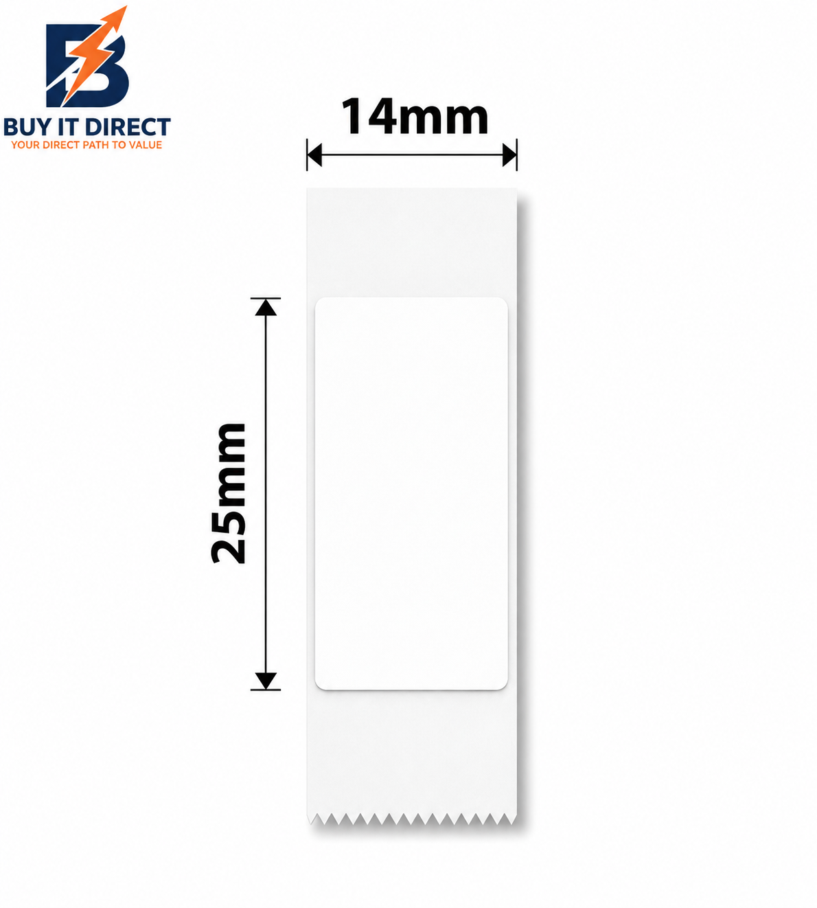 Niimbot Thermal Labels 14 x 25 mm – 240 Labels (White)