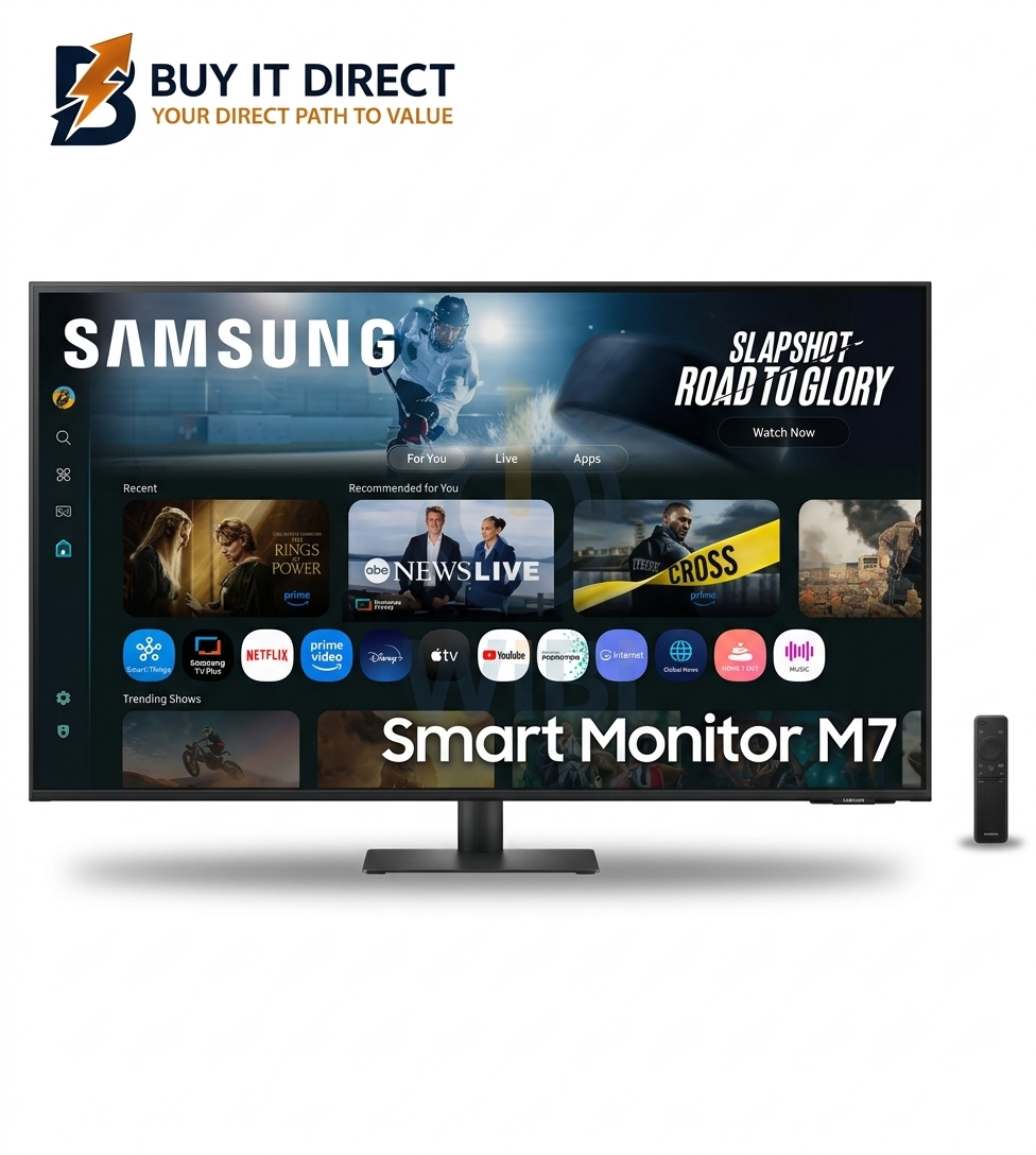 Samsung 32" Smart Monitor M7 M70F - 32.0" 4K UHD / 4ms / 60Hz / Wi-Fi / Bluetooth / HDMI 2.0/USB-C - Smart Monitor