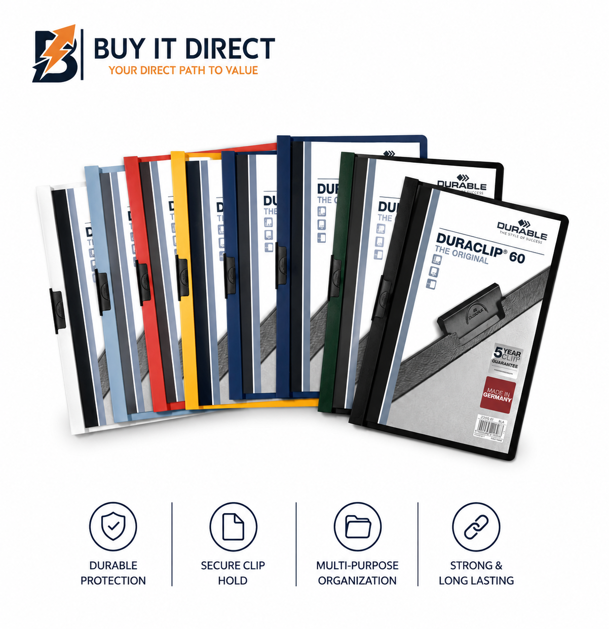 DURACLIP 60 A4 Clip Folder Per Piece