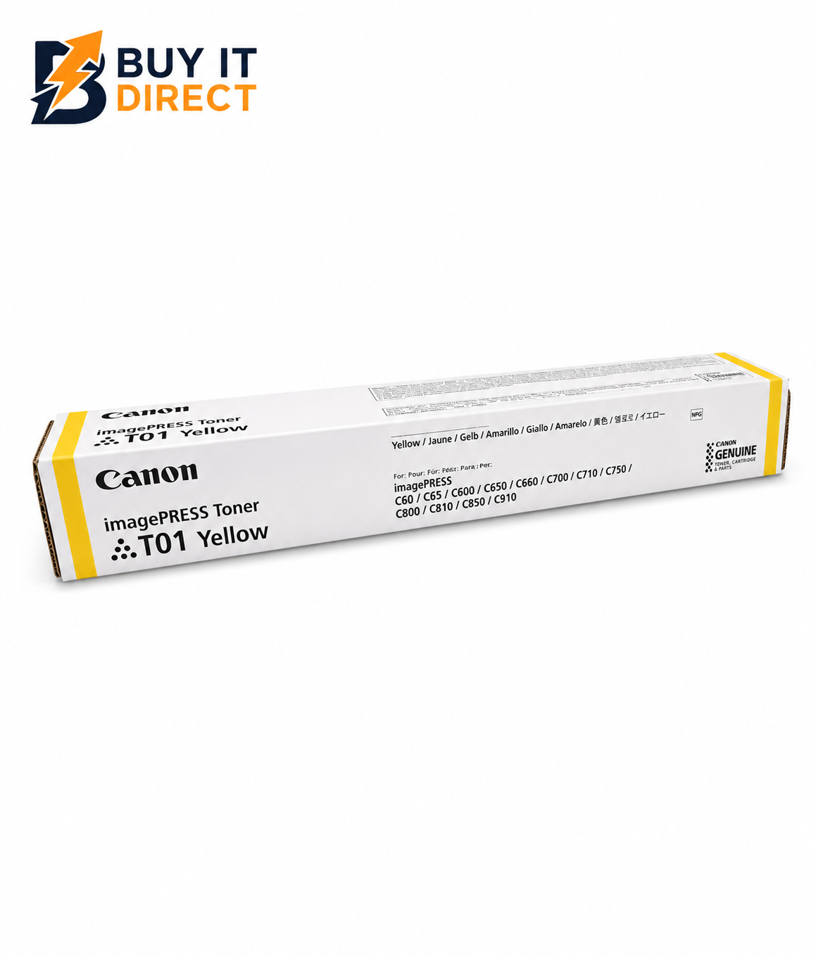 خرطوشة تونر Canon T01 الأصلية - أصفر