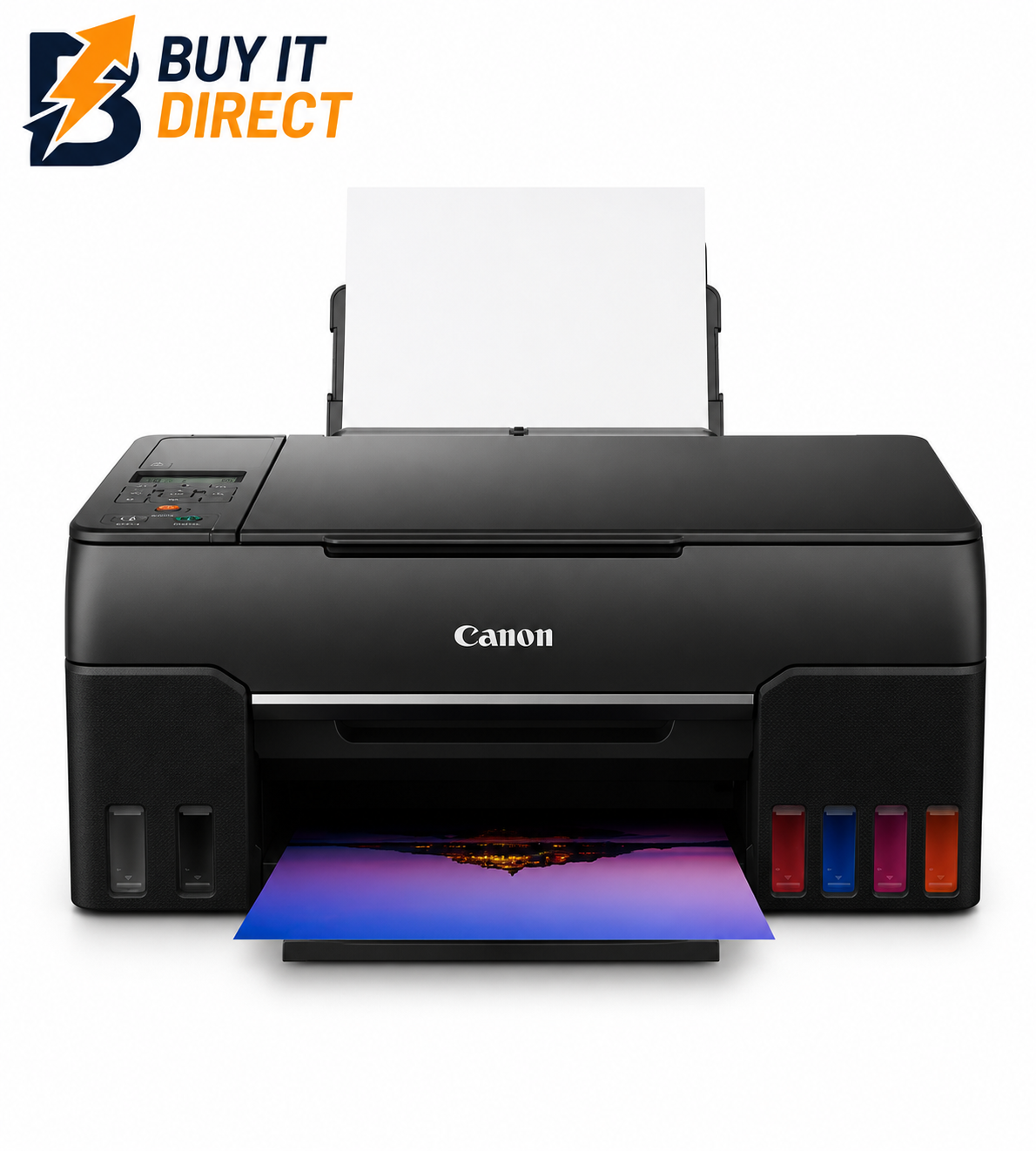 Canon PIXMA G640 Ink Tank Printer - 3.9 ipm / A4 / USB / LAN / W-Fi / Cloud / Color Inkjet - Printer