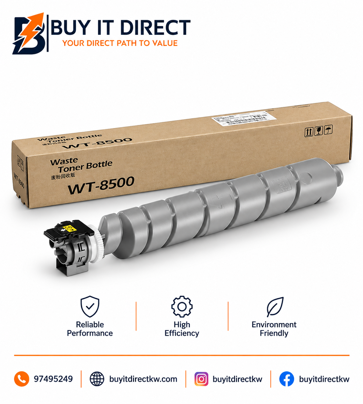 حاوية تونر مستعمل Kyocera WT8500
