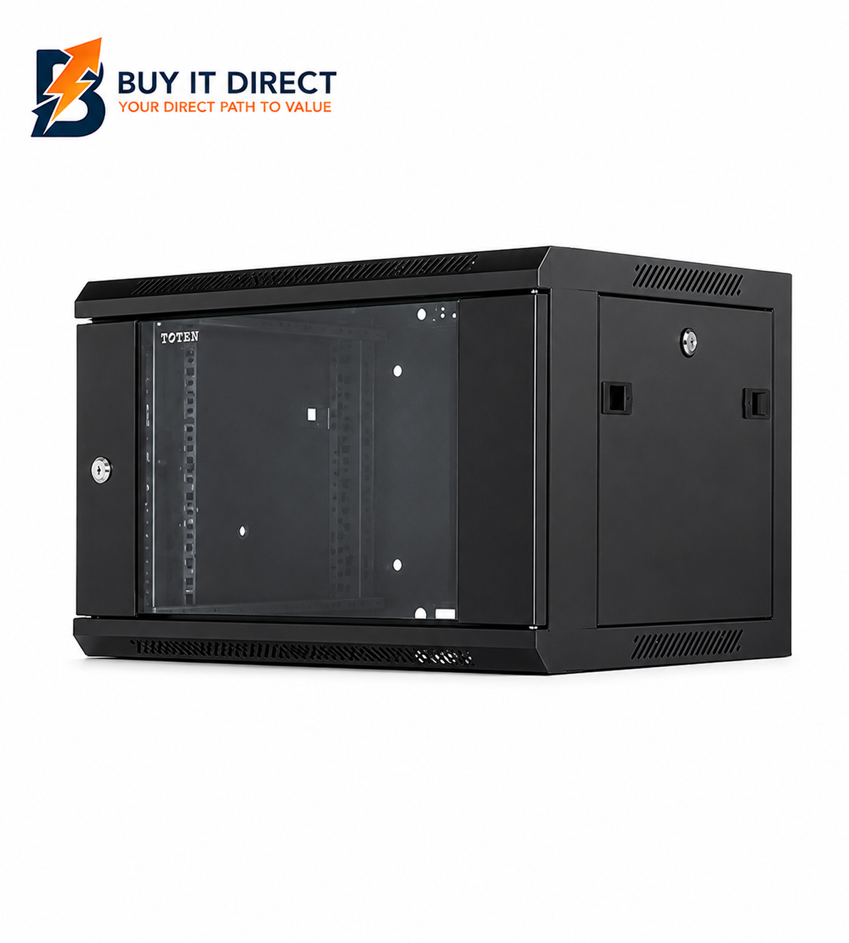 Toten 6U Network Cabinet 600X600 Dual Section With Fan Pdu